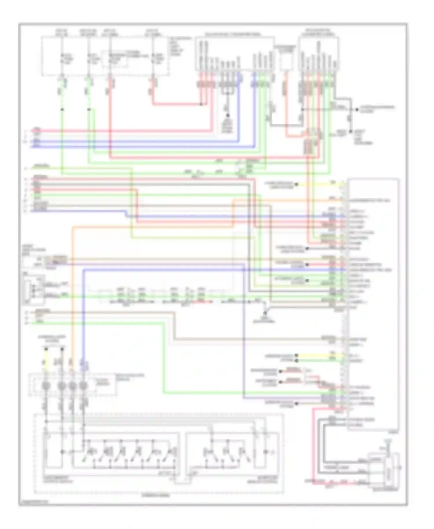 Soul Kia I facelift (2011-2014): Uvo audio circuit, without navigation with amplifier with isg (2 of 2)