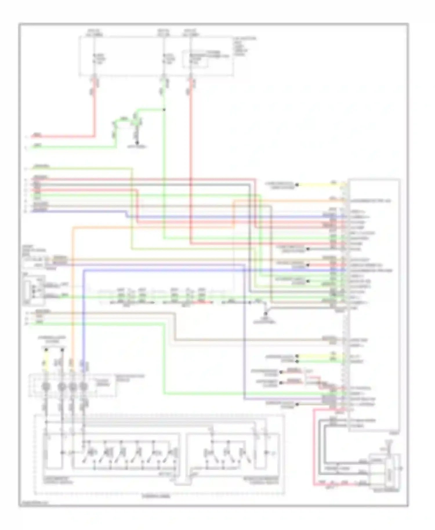 Soul Kia I facelift (2011-2014): Uvo audio circuit, without navigation with amplifier without isg (2 of 2)