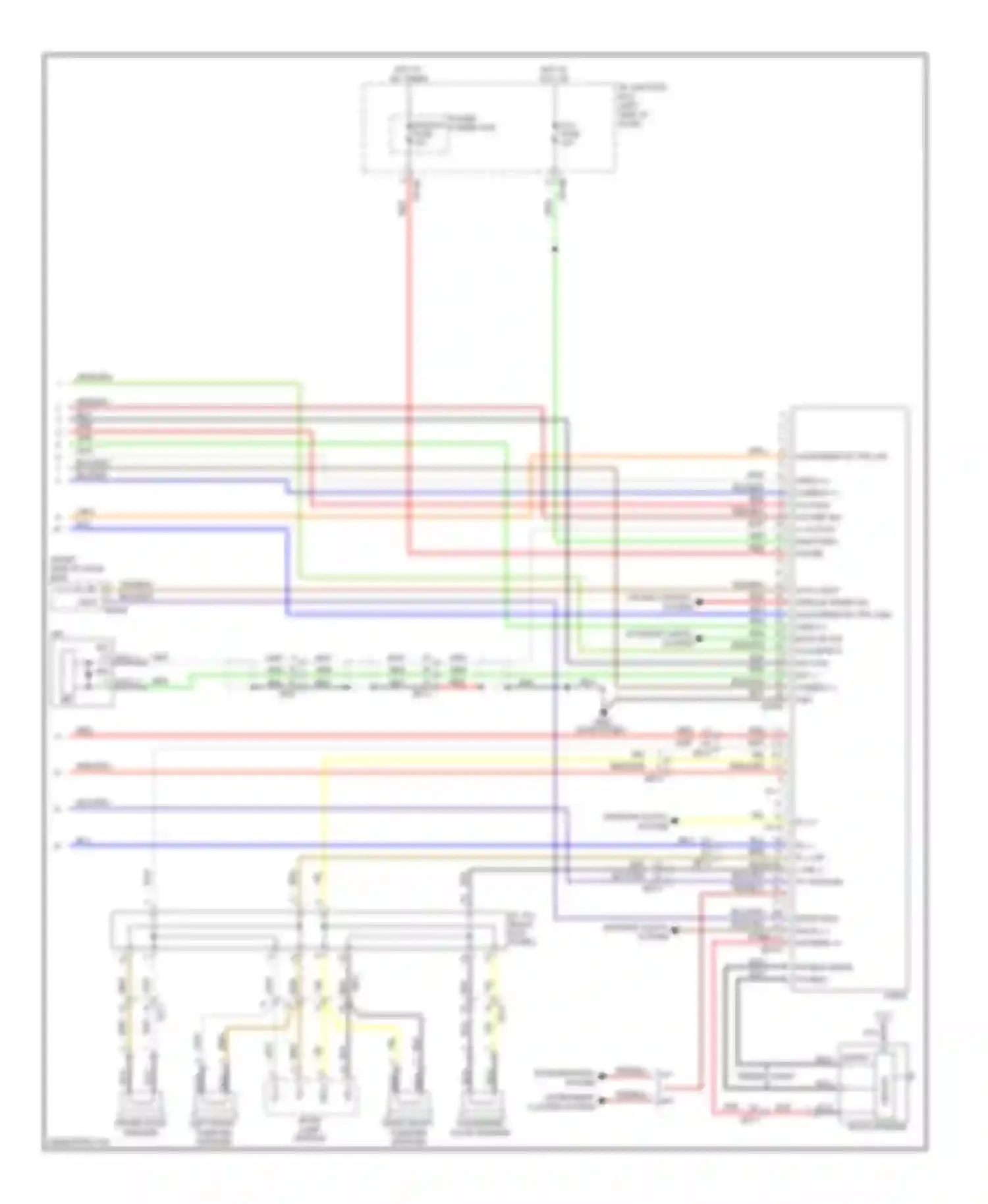 Soul Kia I facelift (2011-2014): Uvo audio circuit, without navigation without amplifier without isg (2 of 2)