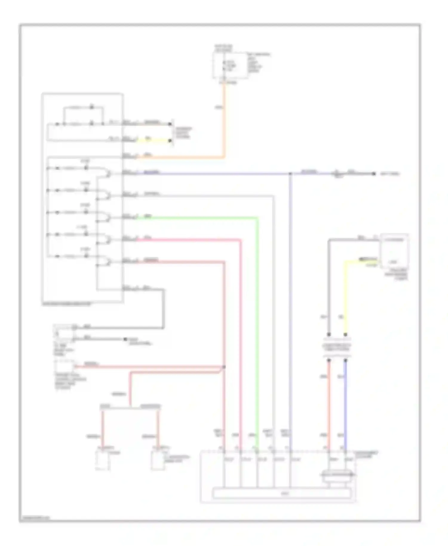 Wiring diagram atm shift lever indicator for Kia Soul I facelift (2011-2014) (2 of 5)