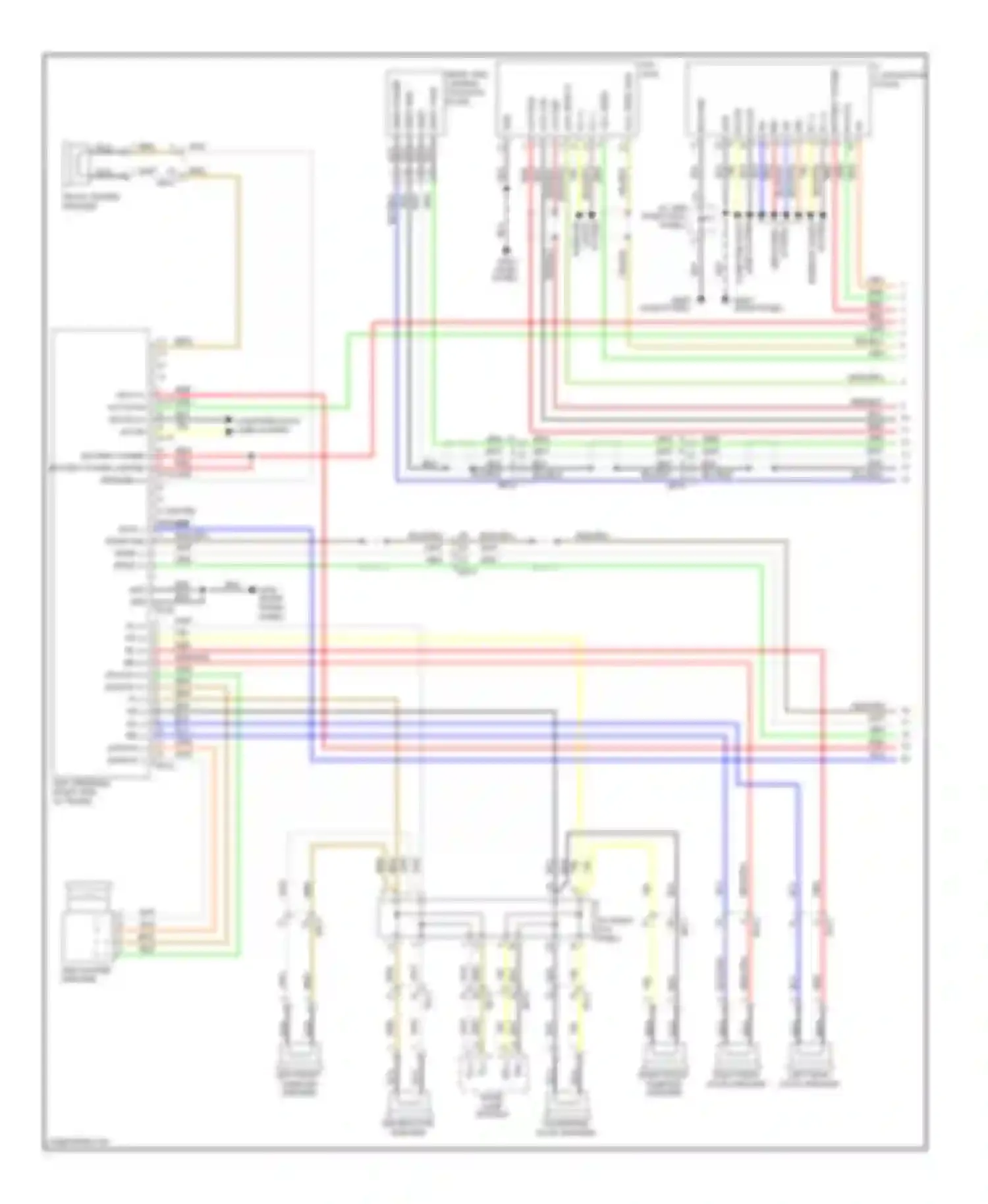 Wiring diagram a/v navigation touch for Kia Soul I facelift (2011-2014) (6 of 11)