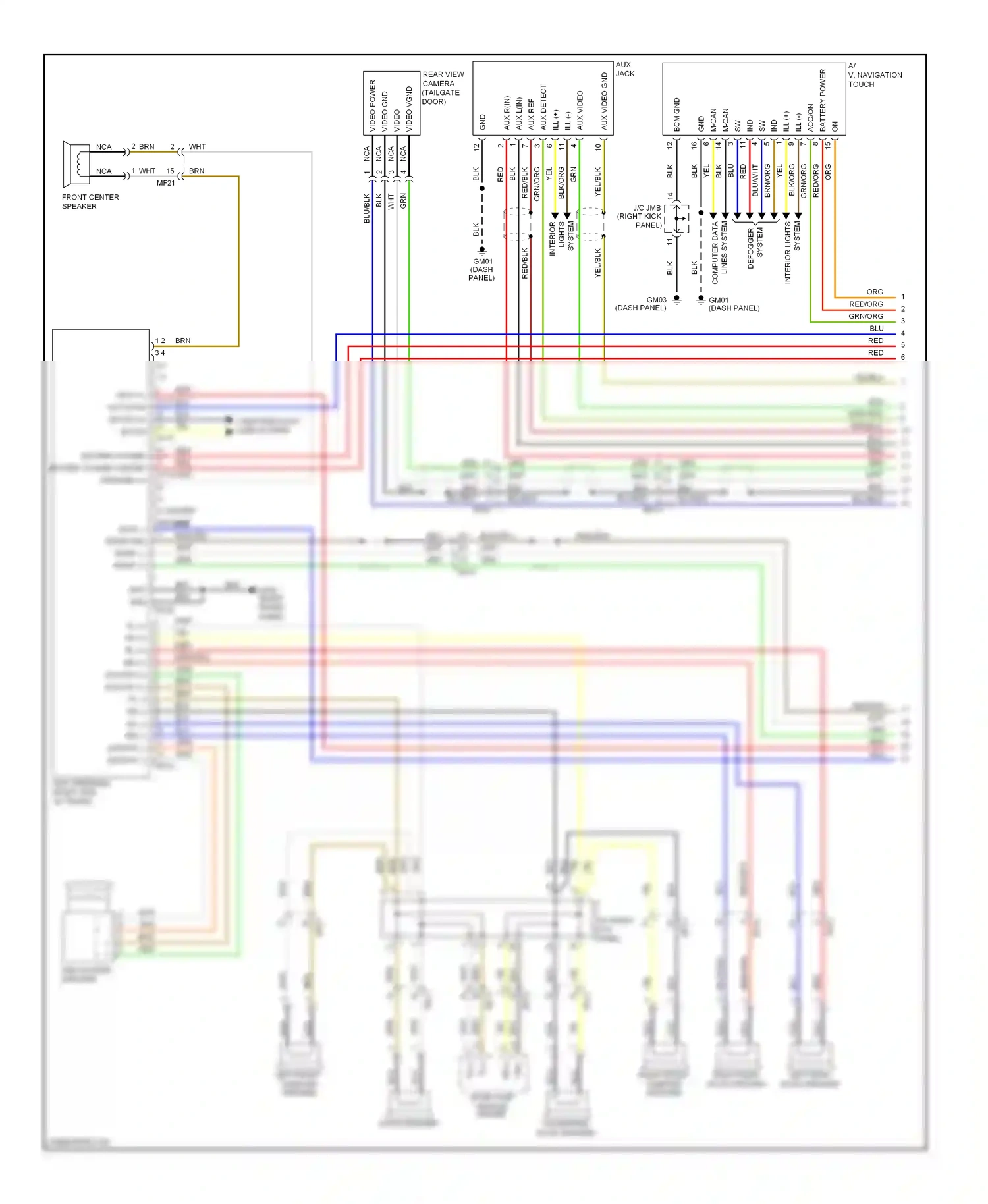 Wiring diagram blu for Kia Soul I facelift (2011-2014) (69 of 120)