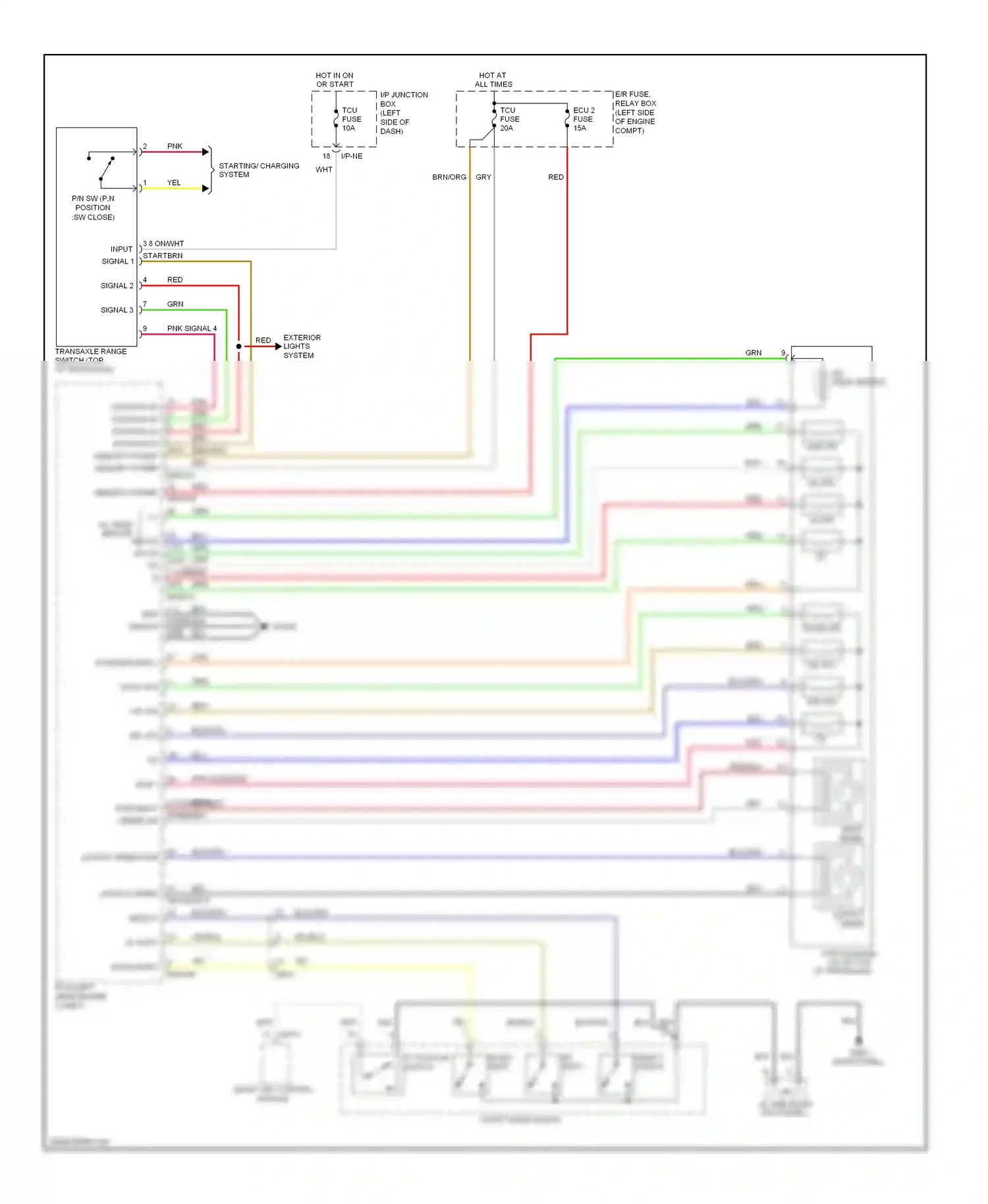 Wiring diagram blu for Kia Soul I facelift (2011-2014) (113 of 120)
