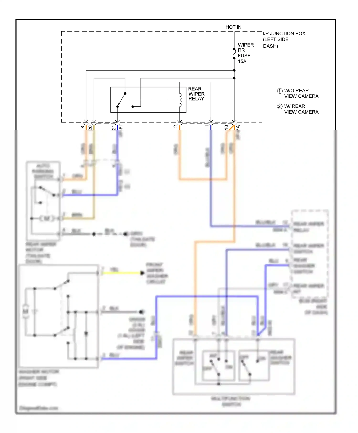 Wiring diagram blu for Kia Soul I facelift (2011-2014) (117 of 120)