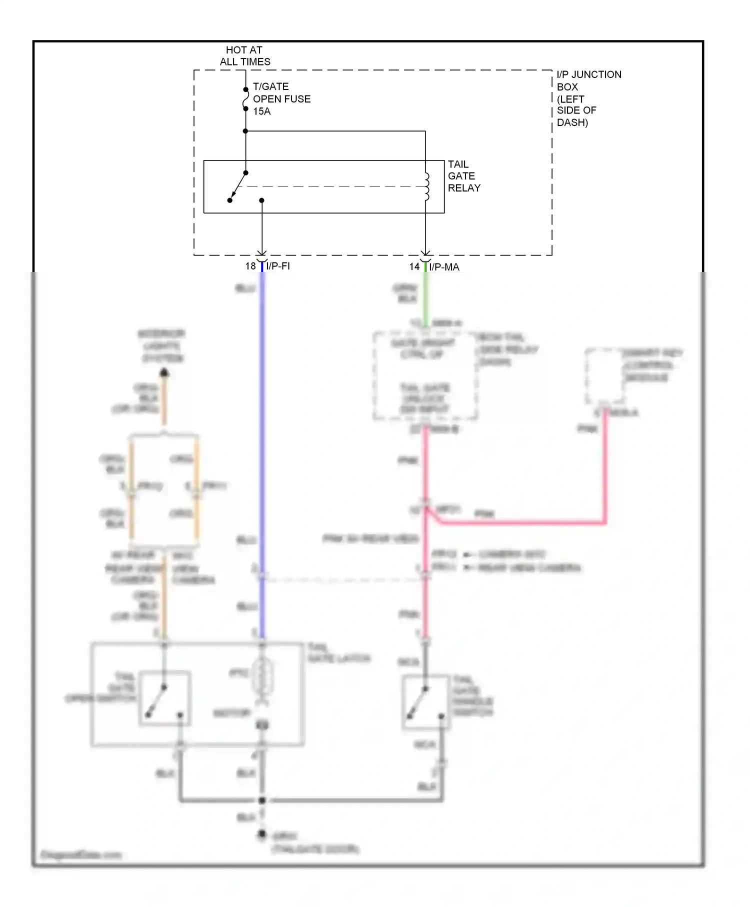 Wiring diagram blu for Kia Soul I facelift (2011-2014) (119 of 120)
