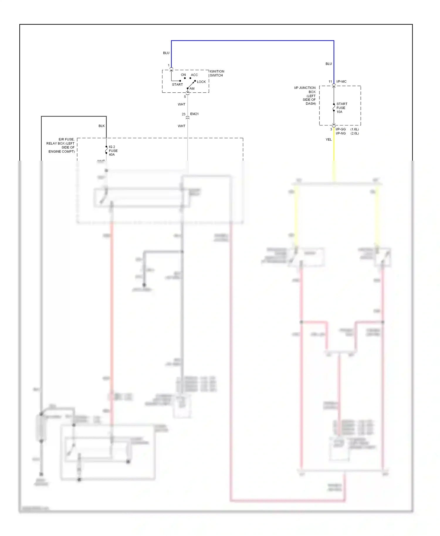 Wiring diagram blu for Kia Soul I facelift (2011-2014) (102 of 120)