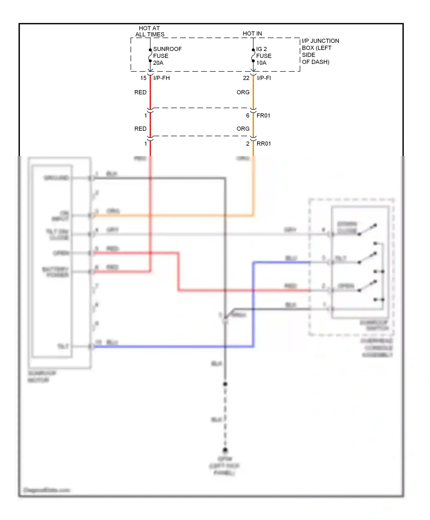 Wiring diagram blu for Kia Soul I facelift (2011-2014) (67 of 120)