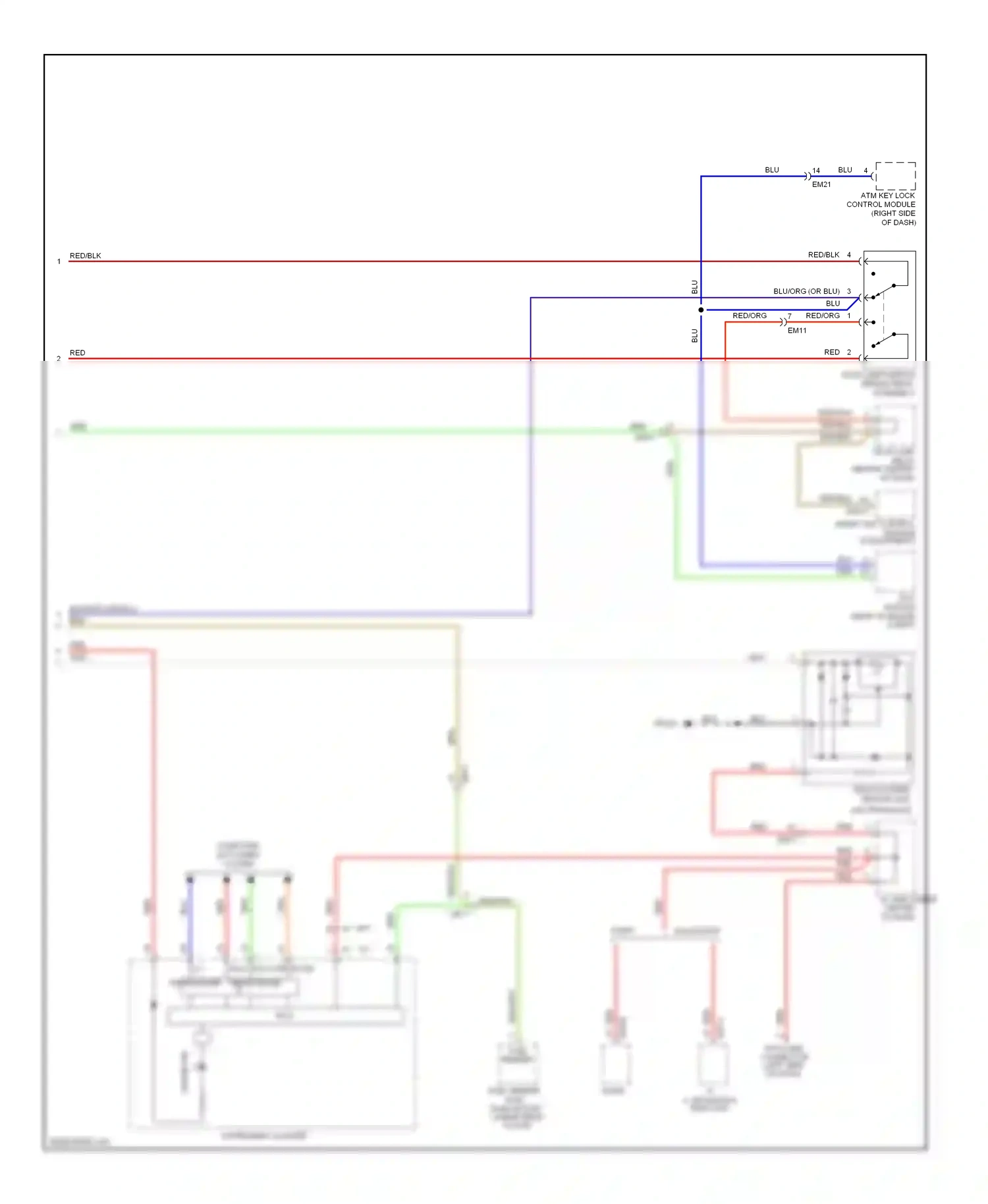 Wiring diagram blu for Kia Soul I facelift (2011-2014) (14 of 120)