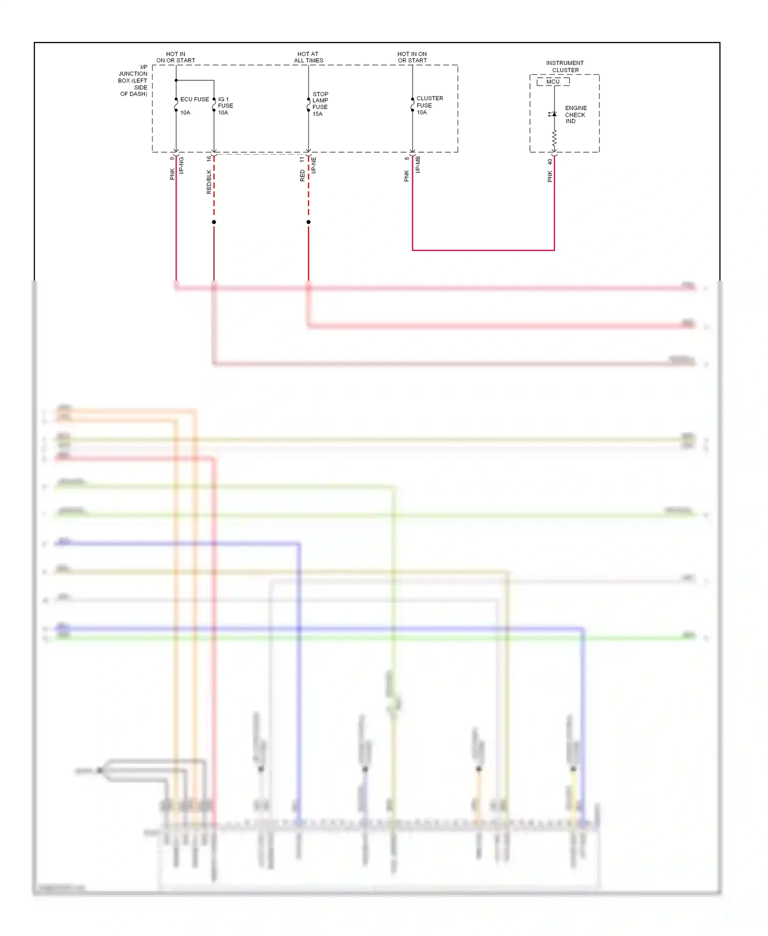 Wiring diagram blu/org for Kia Soul I facelift (2011-2014) (40 of 75)