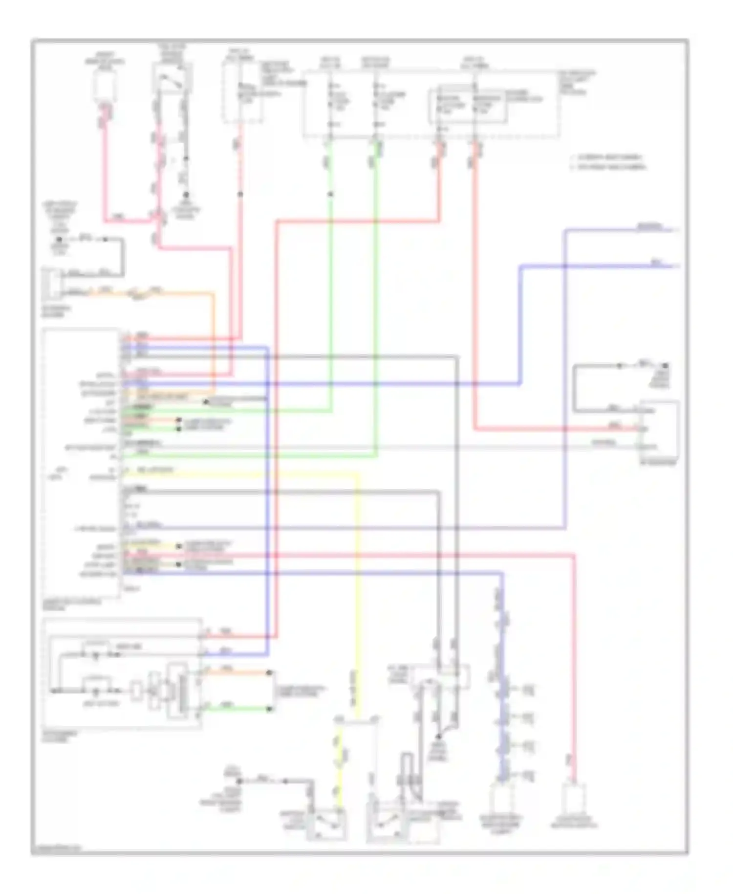 Wiring diagram cluster fuse for Kia Soul I facelift (2011-2014) (5 of 17)