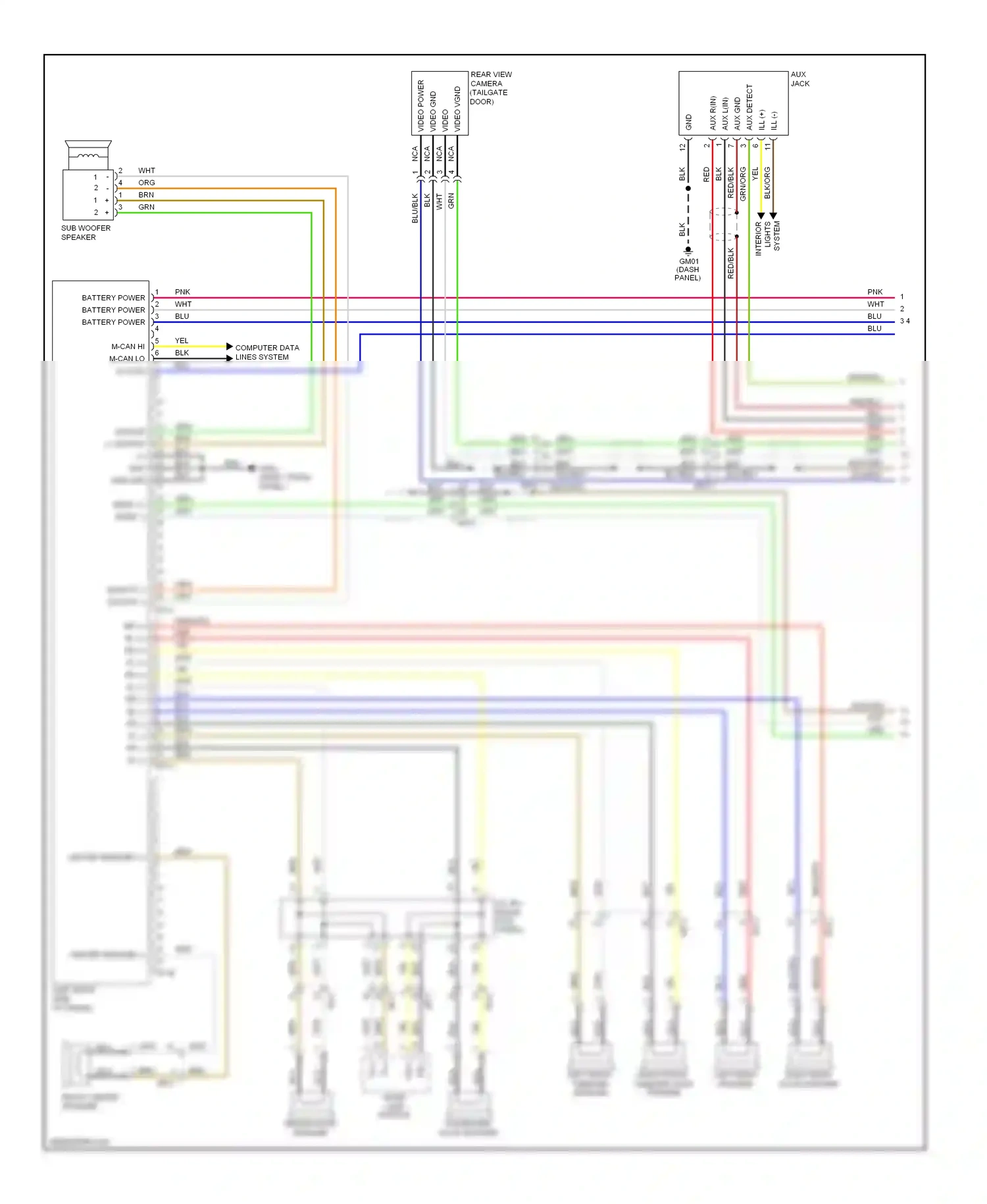 Kia Soul I facelift (2011-2014) dash panel) wiring diagram  (55 of 73)