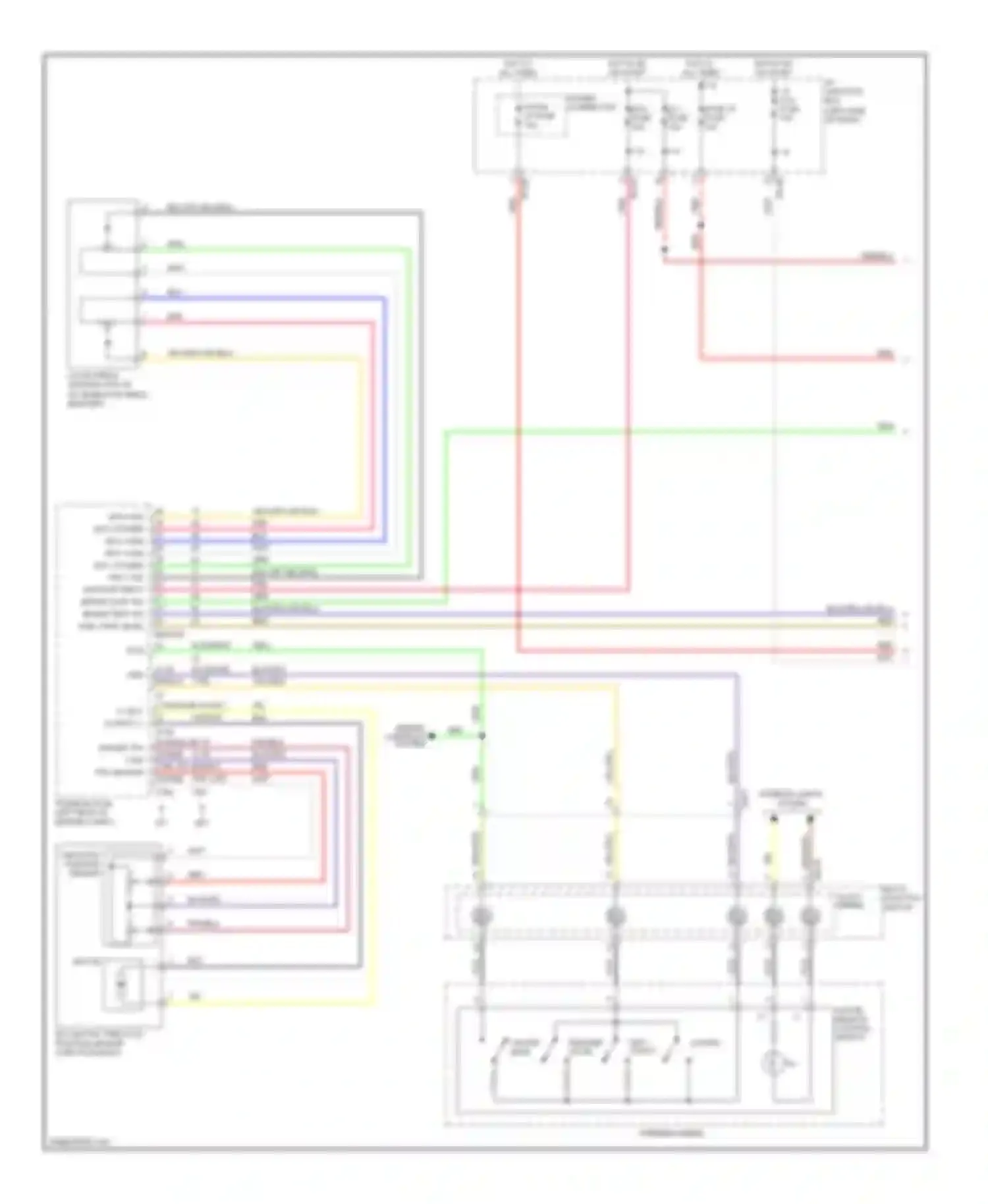 Wiring diagram engine controls for Kia Soul I facelift (2011-2014) (1 of 1)