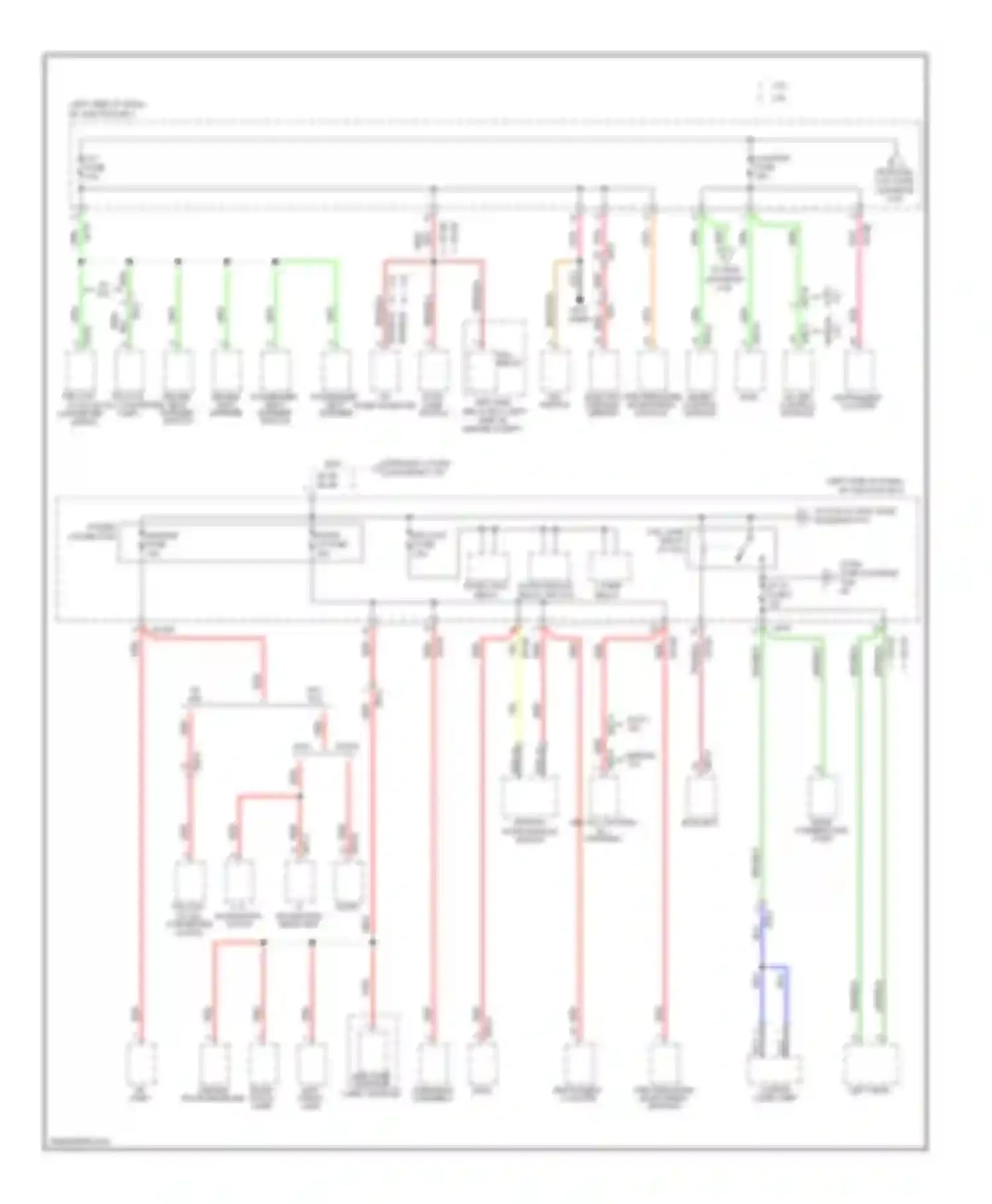 Wiring diagram map lamp luggage overhead lamp console assembly for Kia Soul I facelift (2011-2014) (1 of 1)