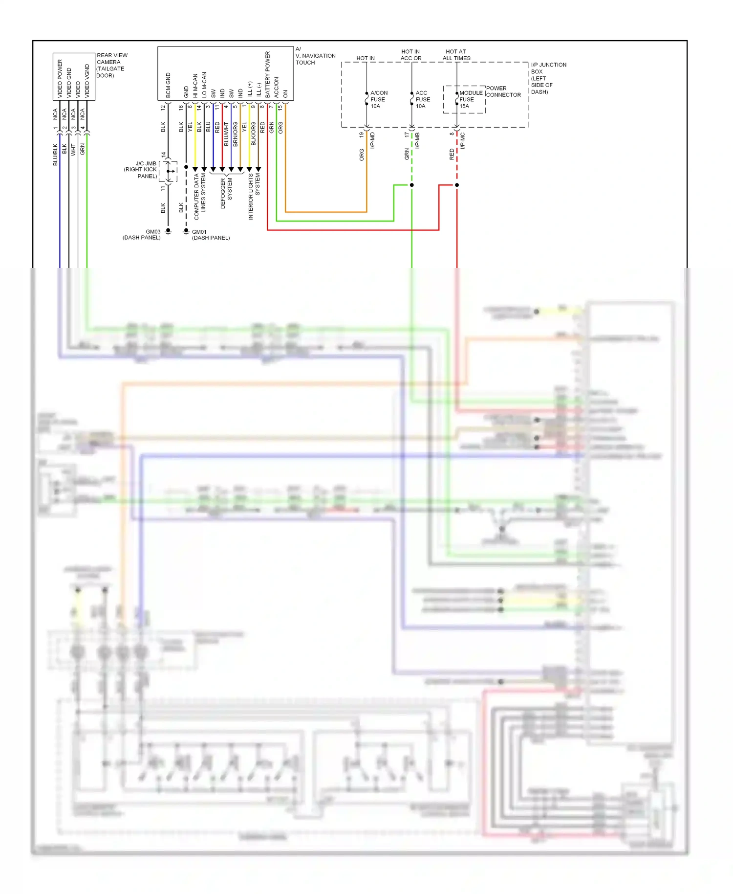 Wiring diagram mic - for Kia Soul I facelift (2011-2014) (10 of 20)