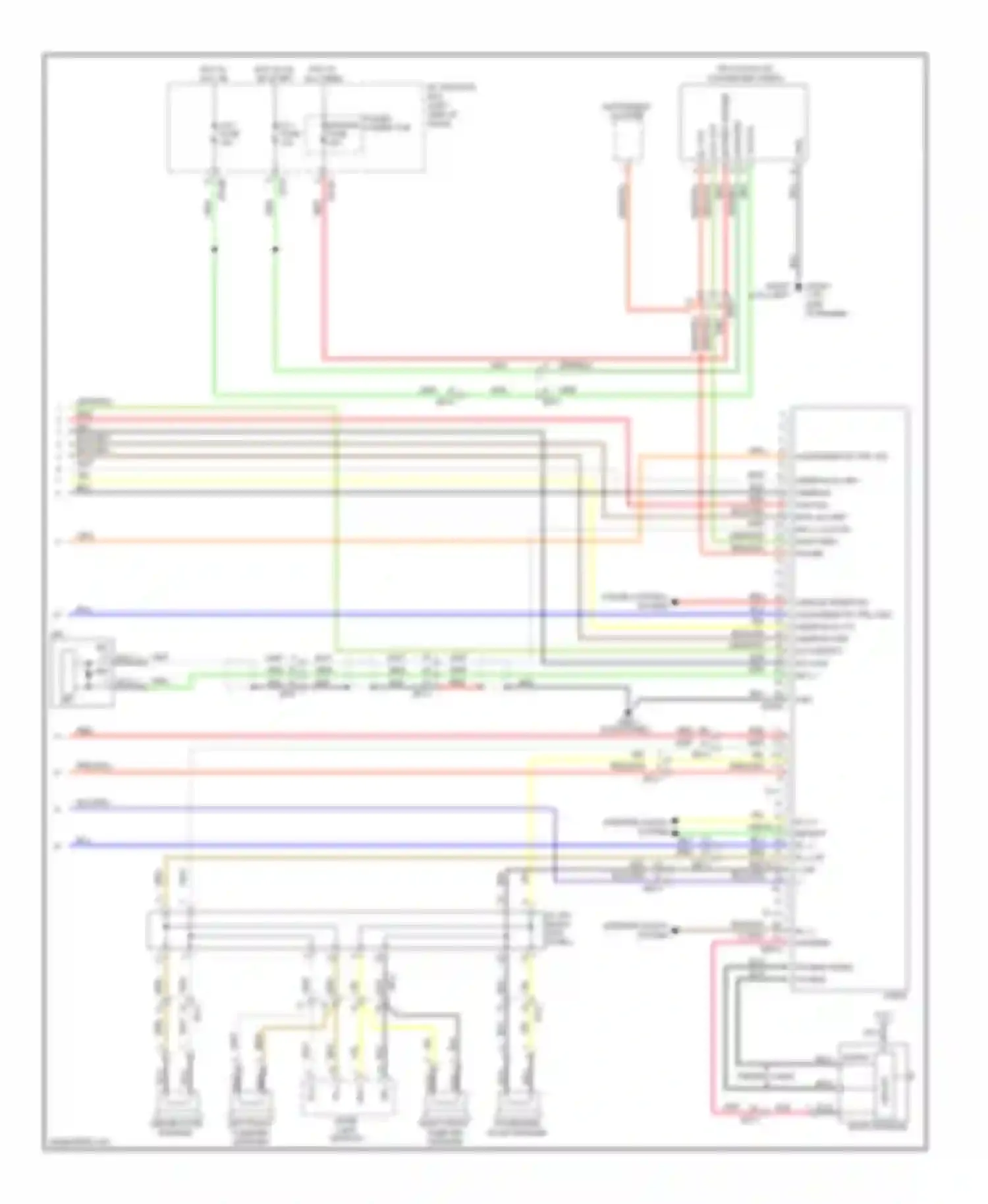 Wiring diagram mode lamp module for Kia Soul I facelift (2011-2014) (5 of 14)
