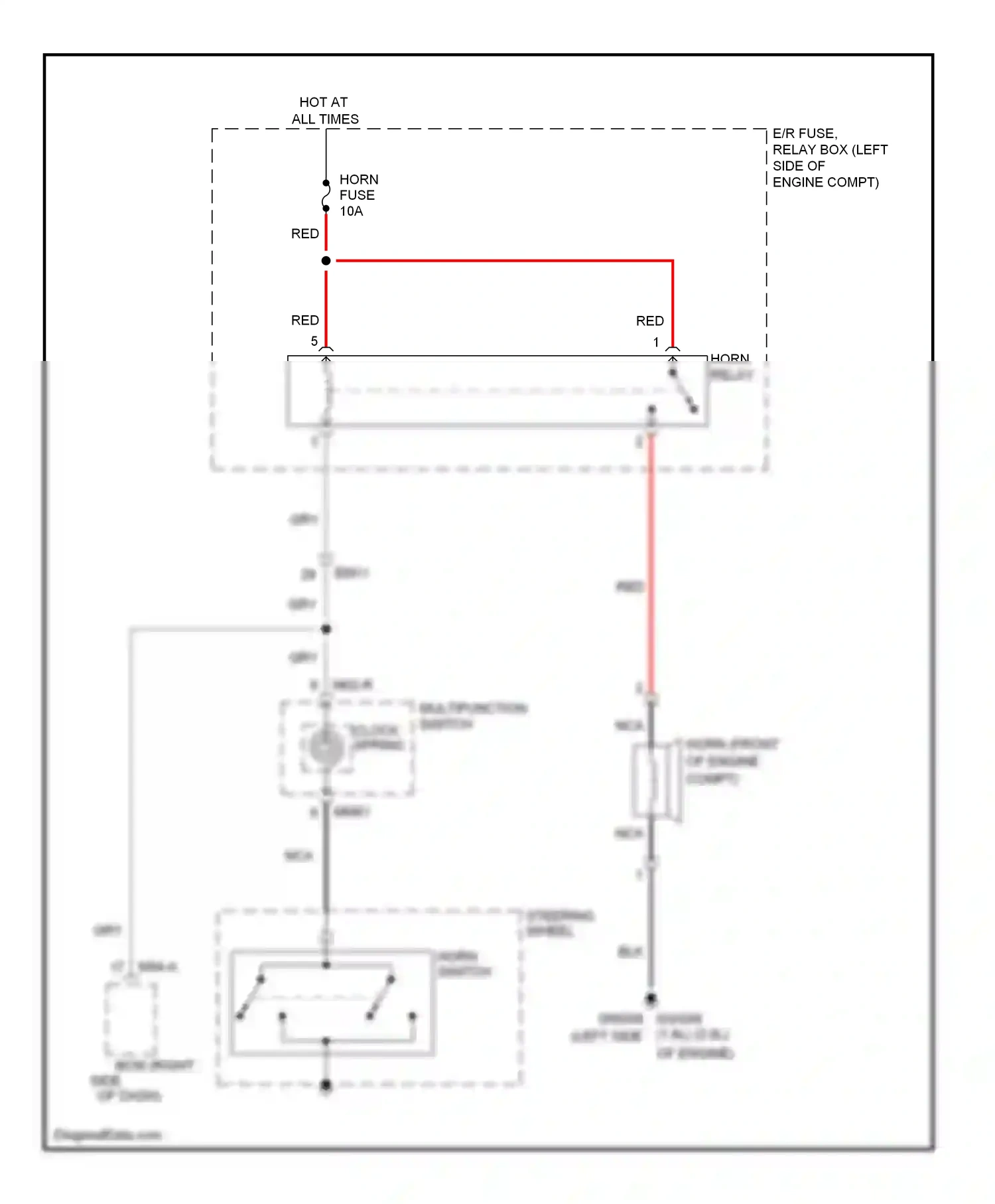 Wiring diagram multifunction switch for Kia Soul I facelift (2011-2014) (8 of 11)