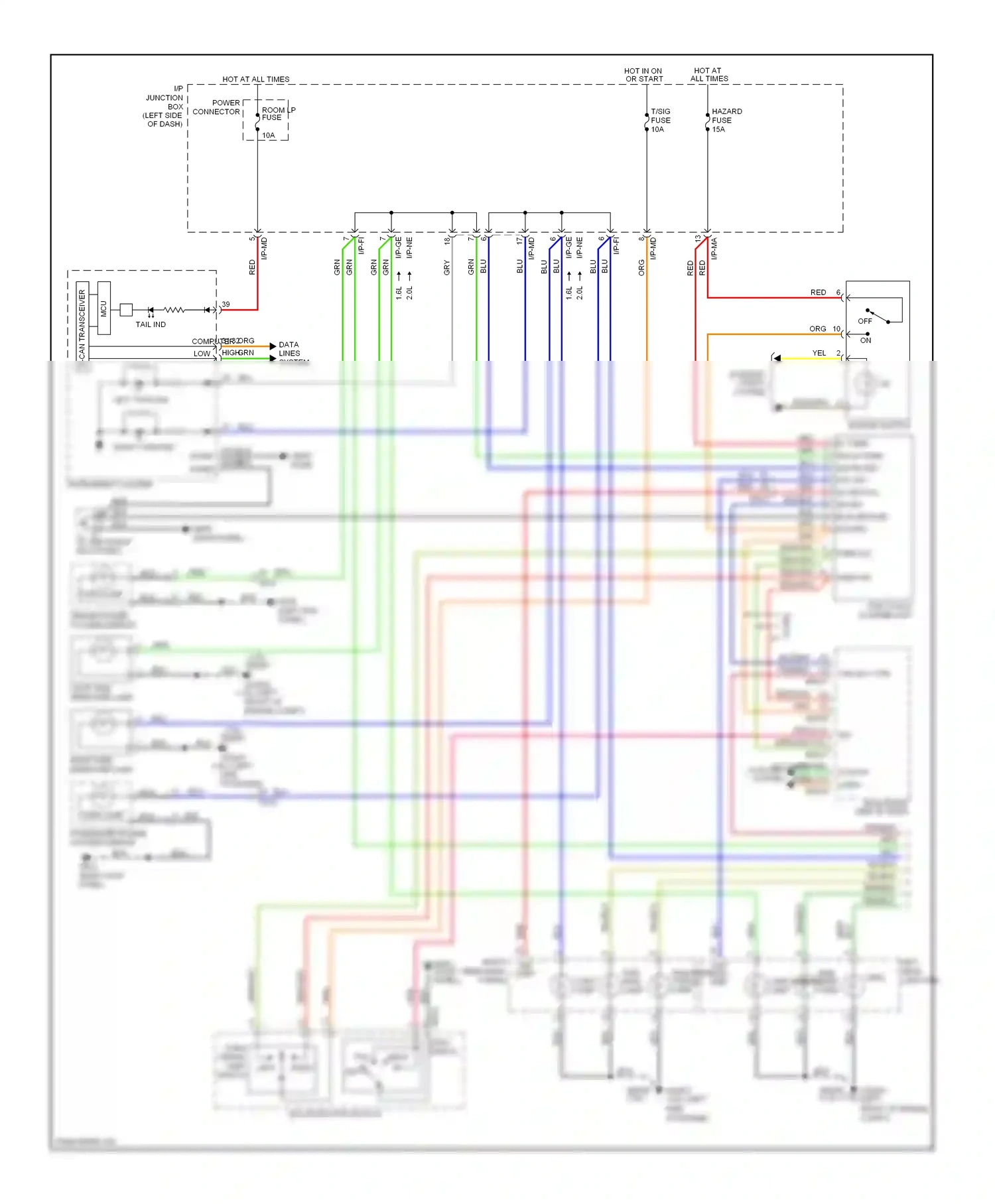 Wiring diagram nca for Kia Soul I facelift (2011-2014) (22 of 91)
