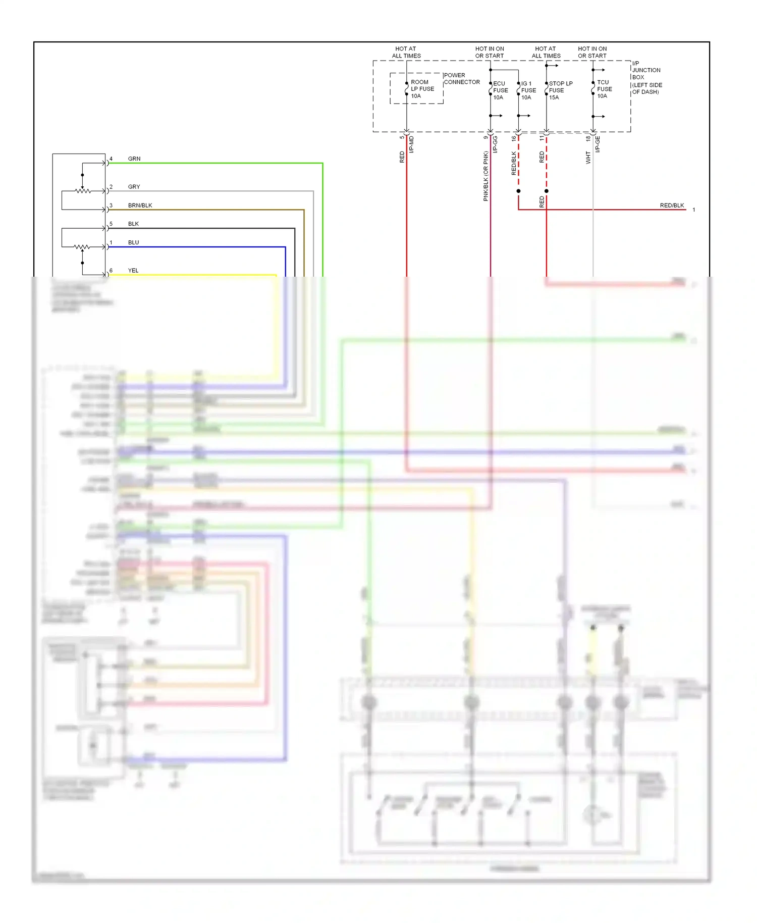 Wiring diagram nca for Kia Soul I facelift (2011-2014) (1 of 91)