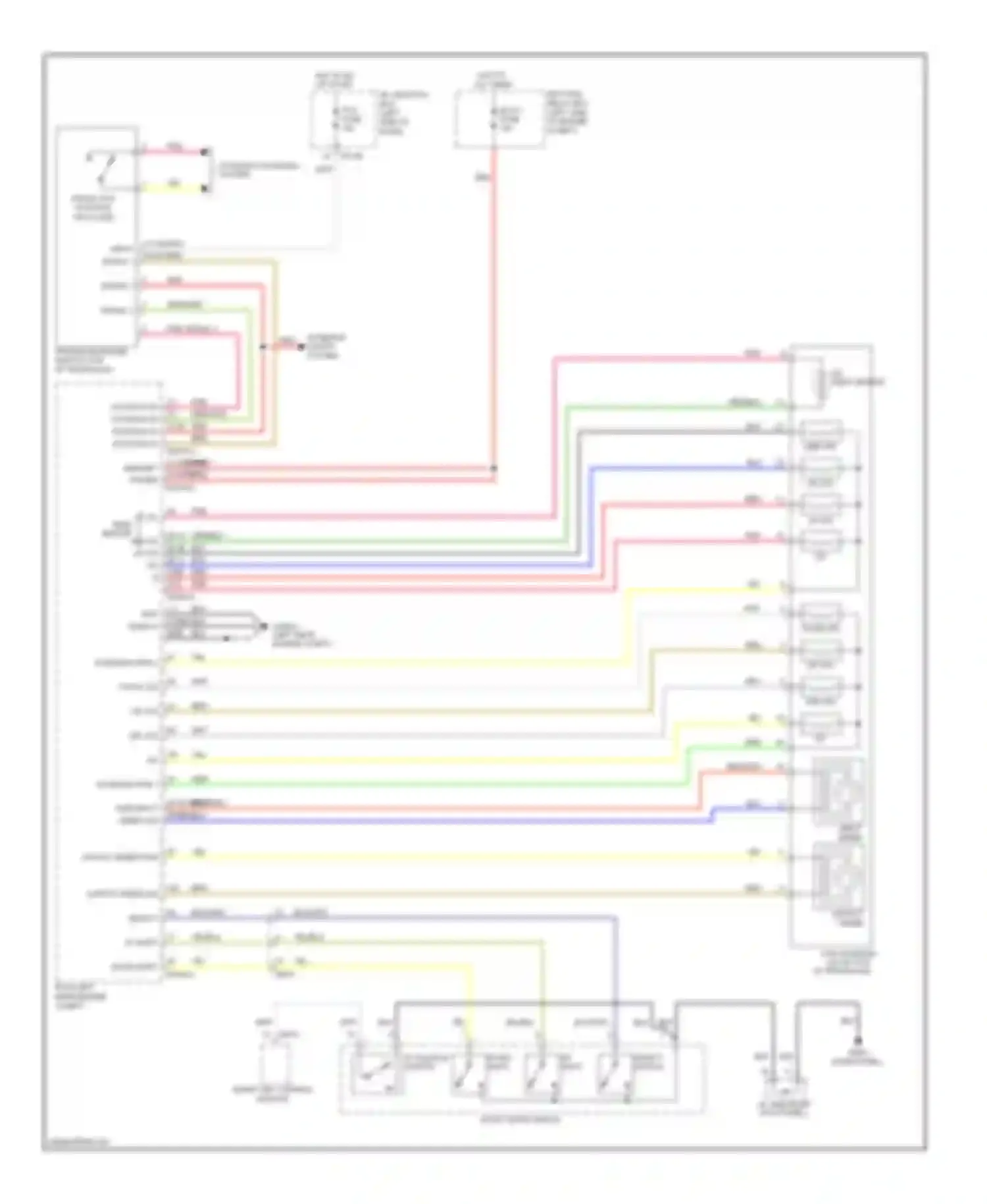 Wiring diagram output speed pwr for Kia Soul I facelift (2011-2014) (1 of 2)