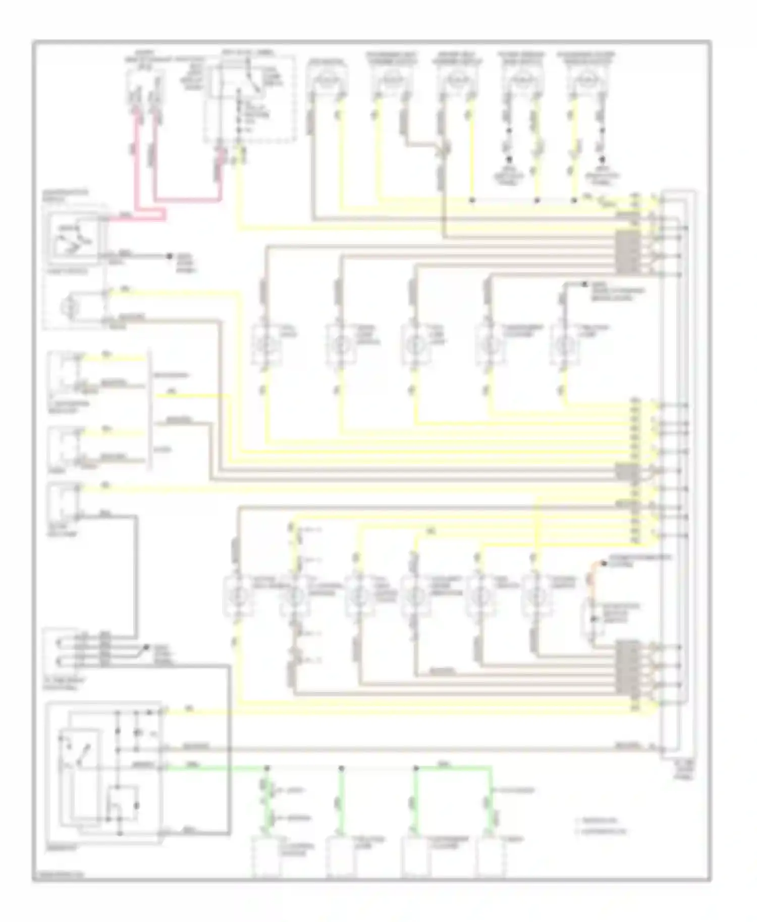 Wiring diagram power distribution system for Kia Soul I facelift (2011-2014) (4 of 4)