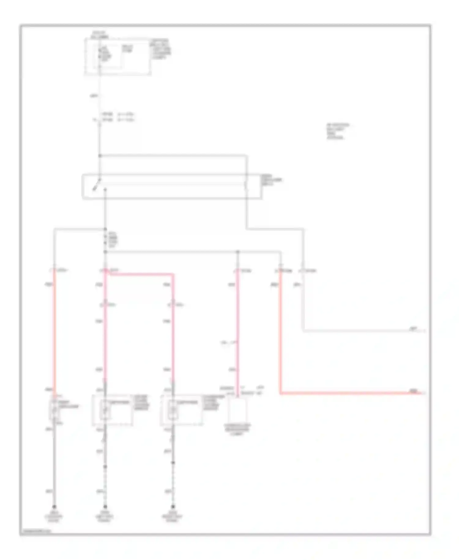 Wiring diagram rear defogger relay for Kia Soul I facelift (2011-2014) (1 of 3)