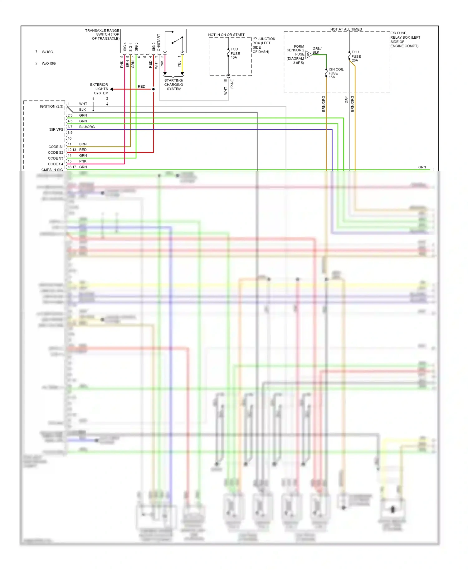 Wiring diagram red for Kia Soul I facelift (2011-2014) (36 of 129)