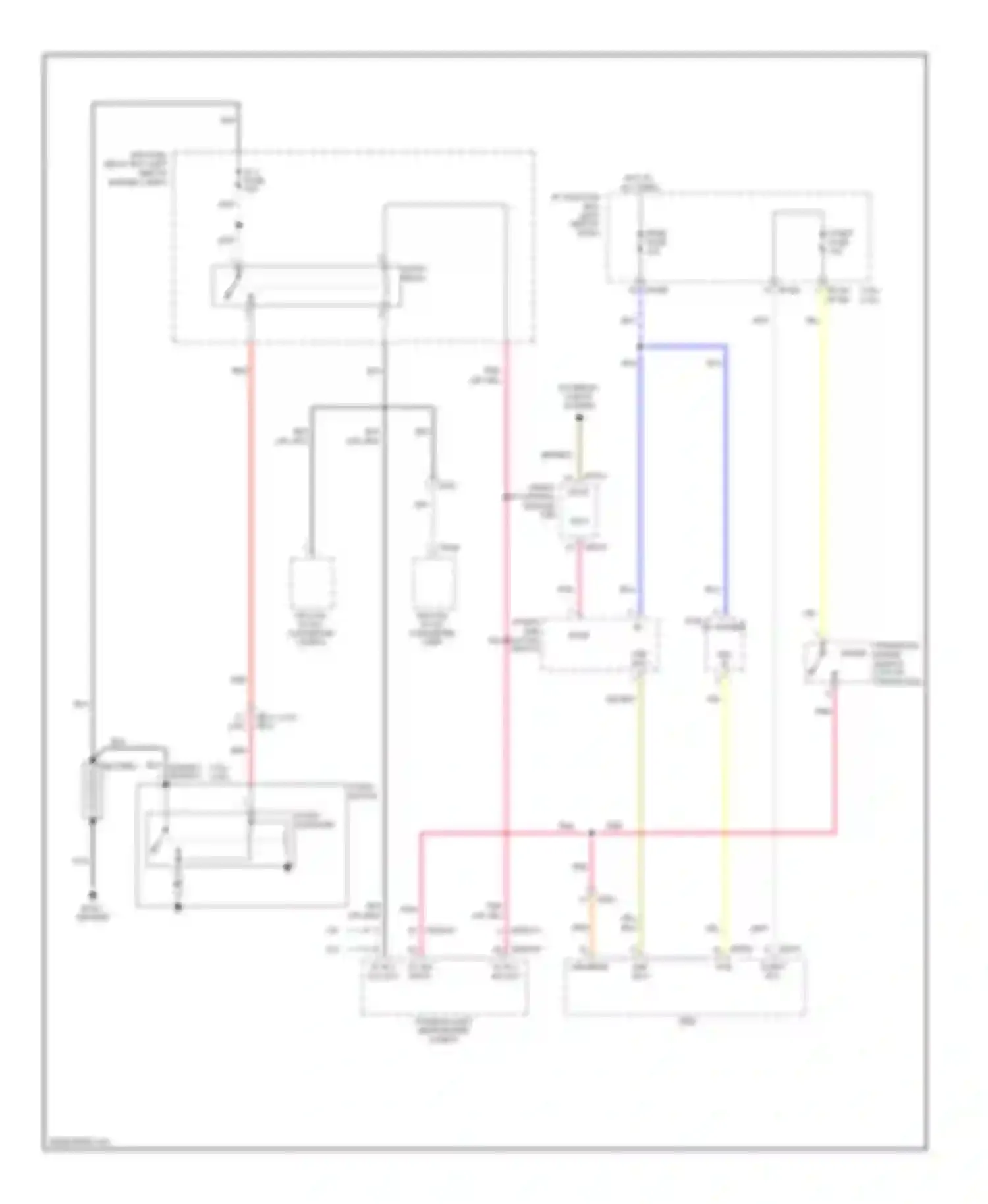 Wiring diagram reverse ssb sw-1 for Kia Soul I facelift (2011-2014) (1 of 3)