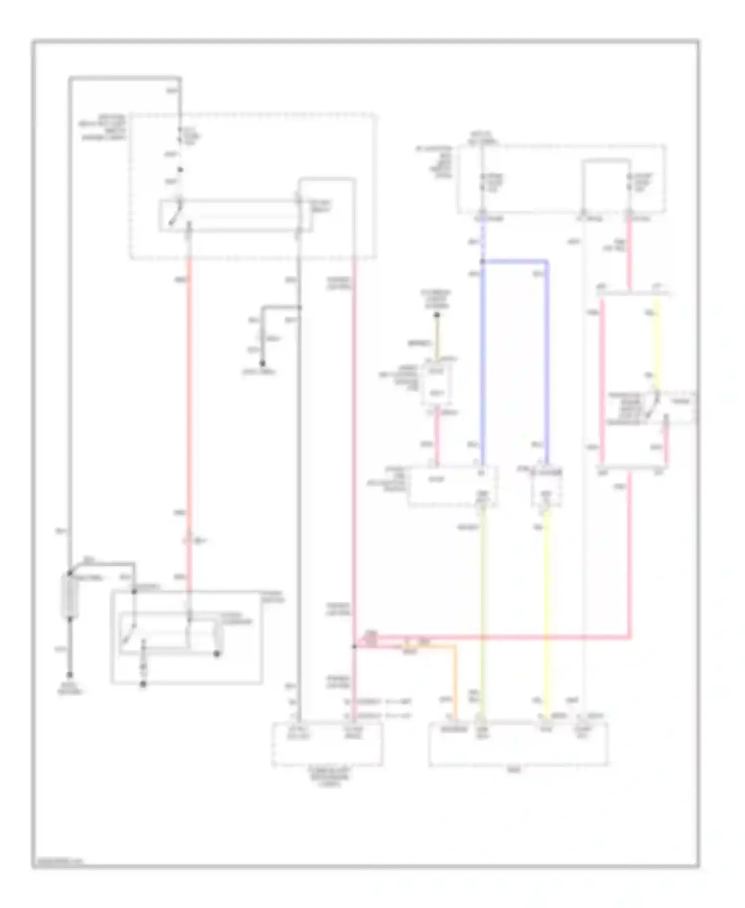 Wiring diagram reverse ssb sw-1 for Kia Soul I facelift (2011-2014) (2 of 3)