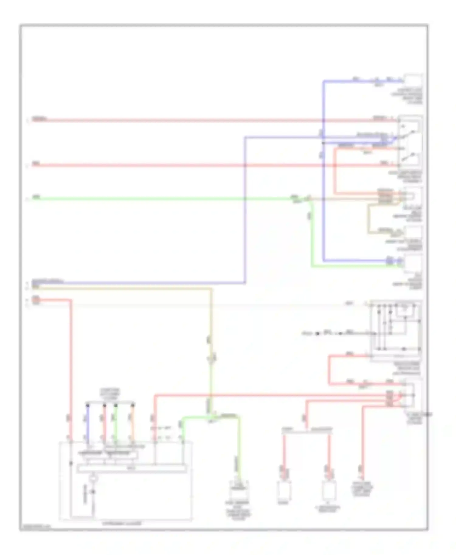 Wiring diagram smart key control module for Kia Soul I facelift (2011-2014) (4 of 15)