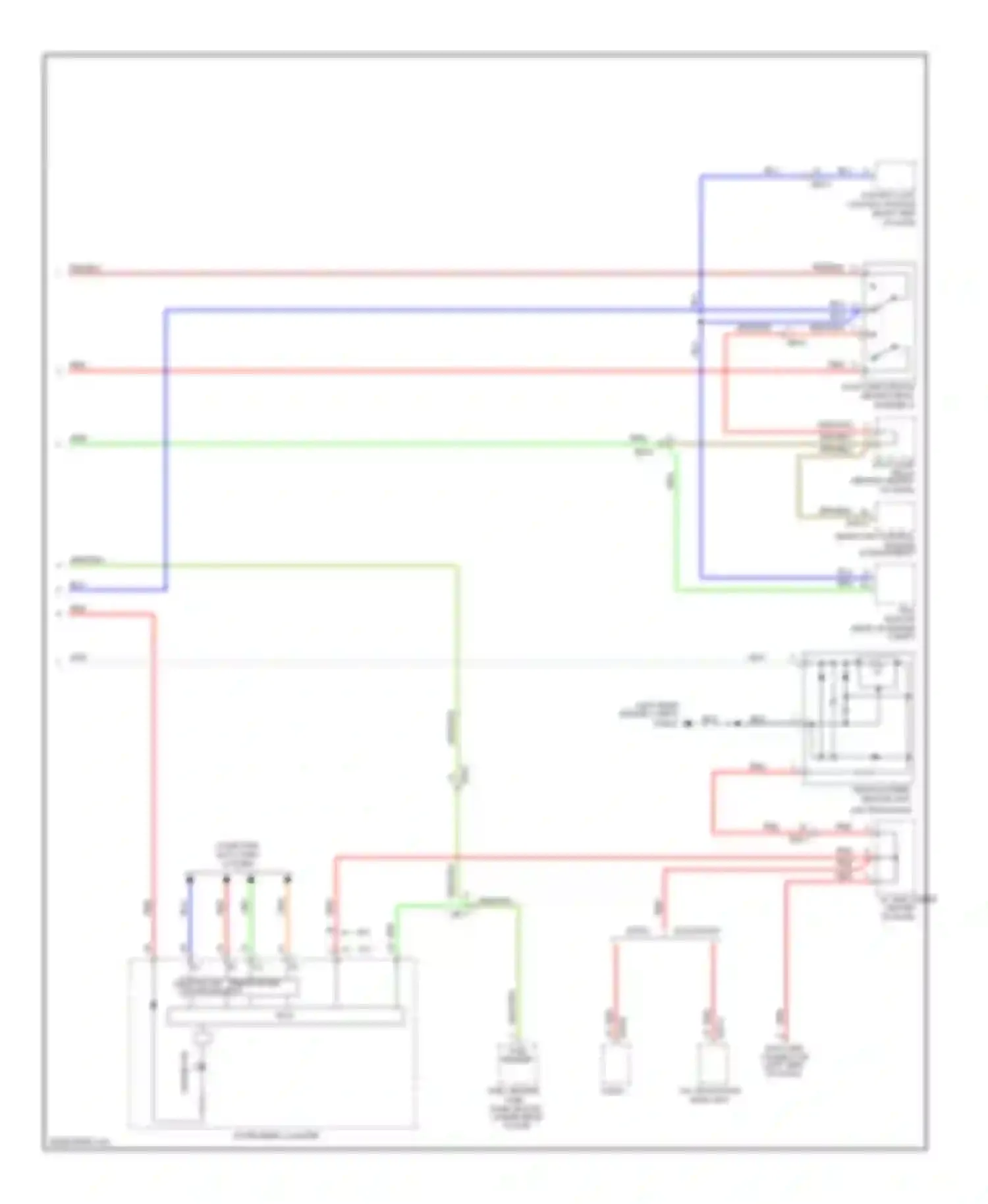 Wiring diagram smart key control module for Kia Soul I facelift (2011-2014) (3 of 15)