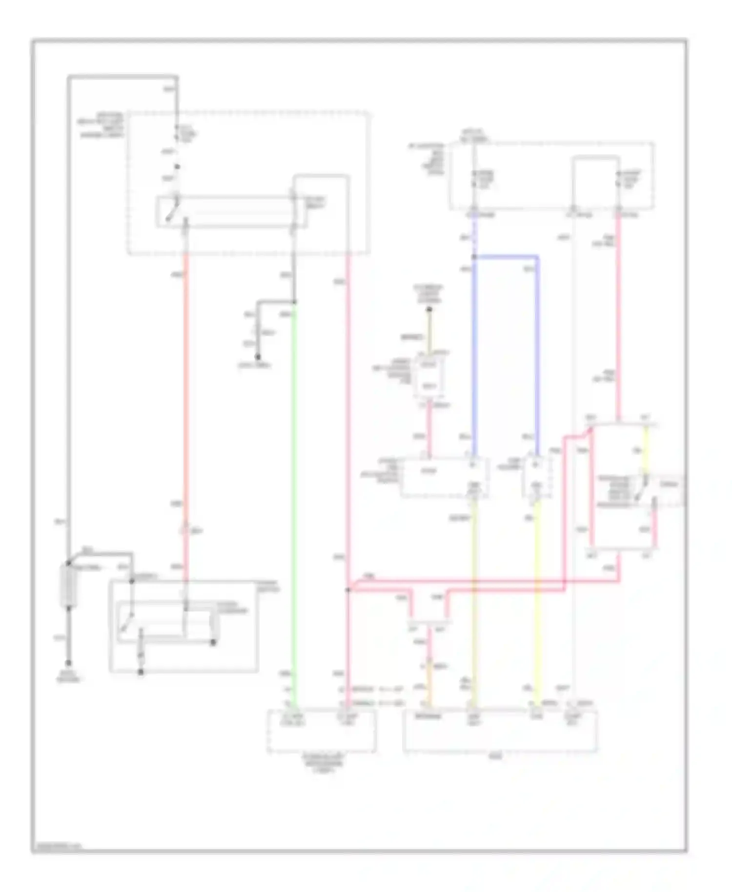 Wiring diagram st mtr reverse ctrl sw for Kia Soul I facelift (2011-2014) (1 of 1)