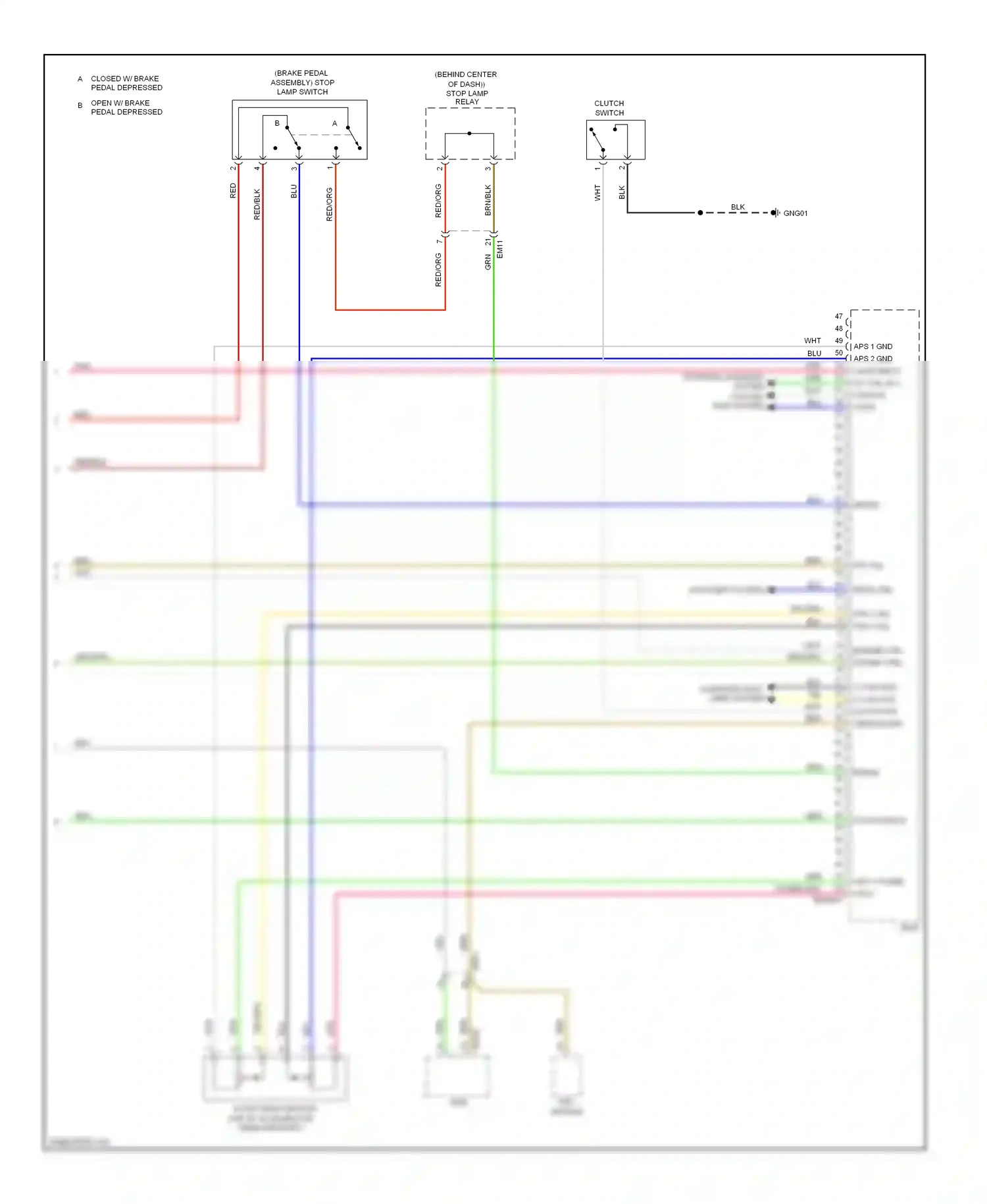 Kia Soul I facelift (2011-2014) starting/ charging system wiring diagram  (10 of 11)