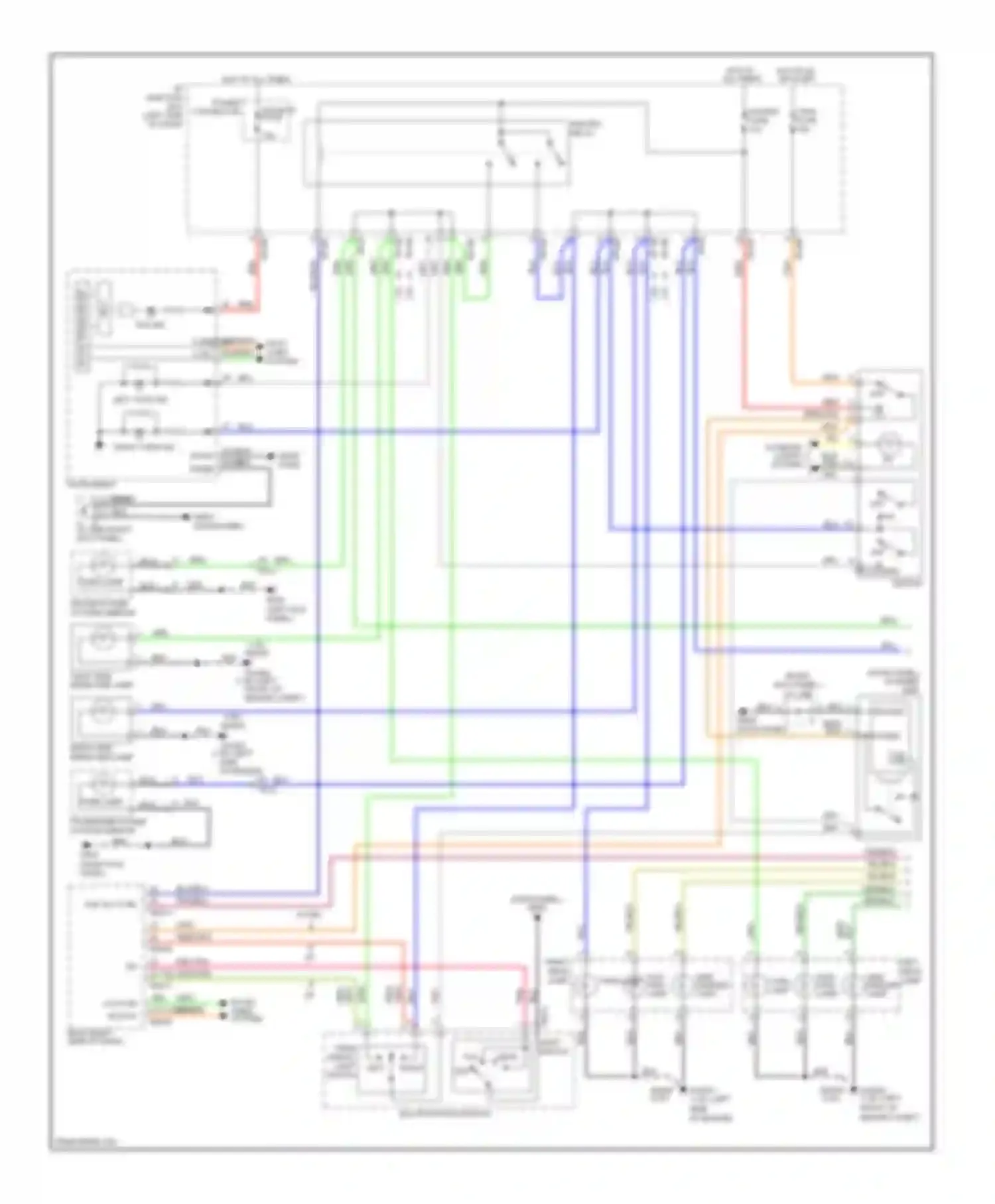 Wiring diagram tail rly ctrl for Kia Soul I facelift (2011-2014) (2 of 2)
