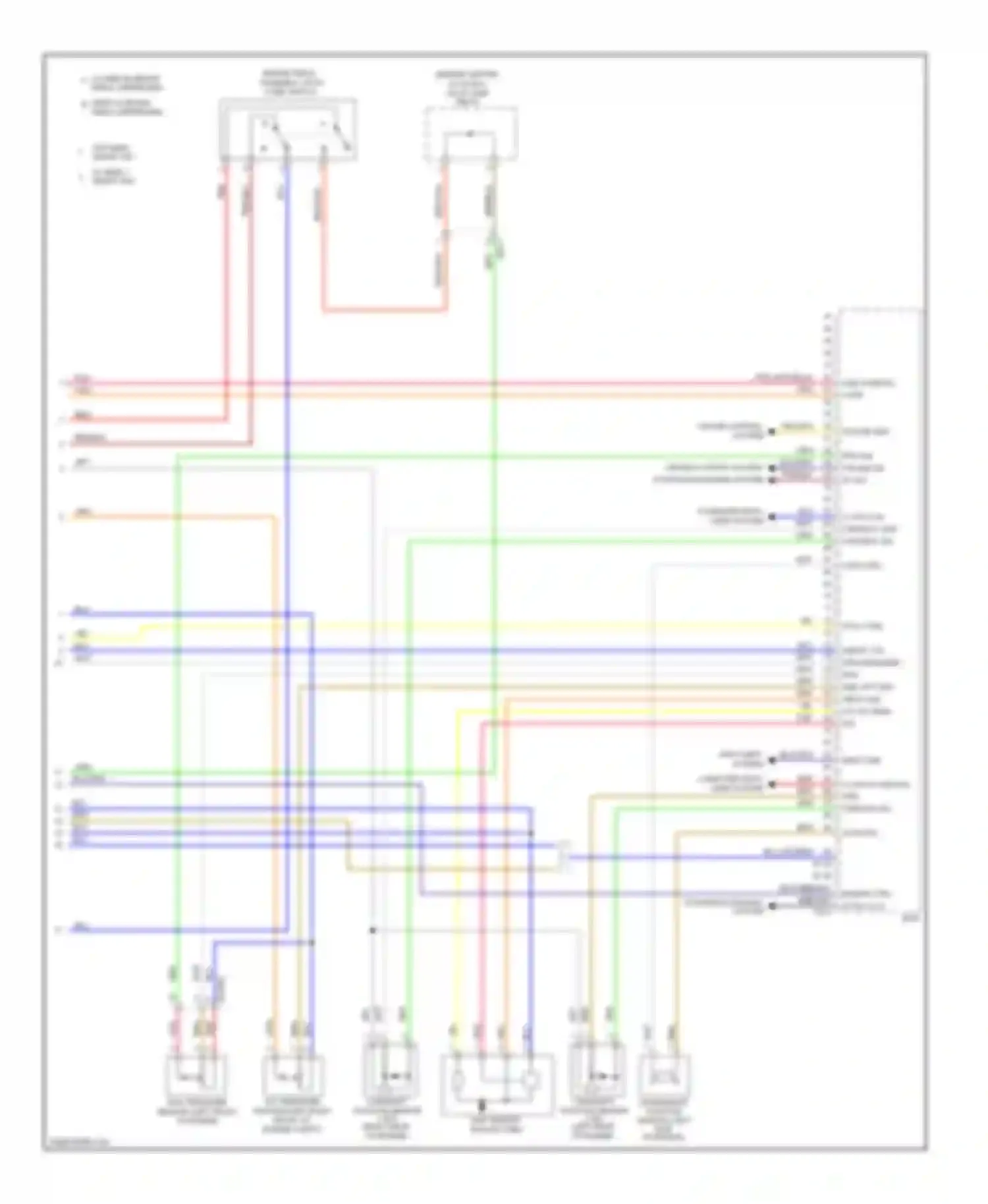 Wiring diagram w/o immo, smart key for Kia Soul I facelift (2011-2014) (3 of 4)
