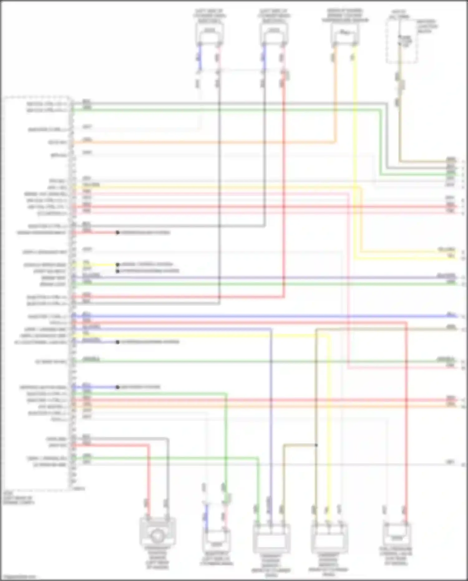Soul Kia II facelift (2016-2019): Wiring diagram engine performance 1.6l turbo (1 of 6)