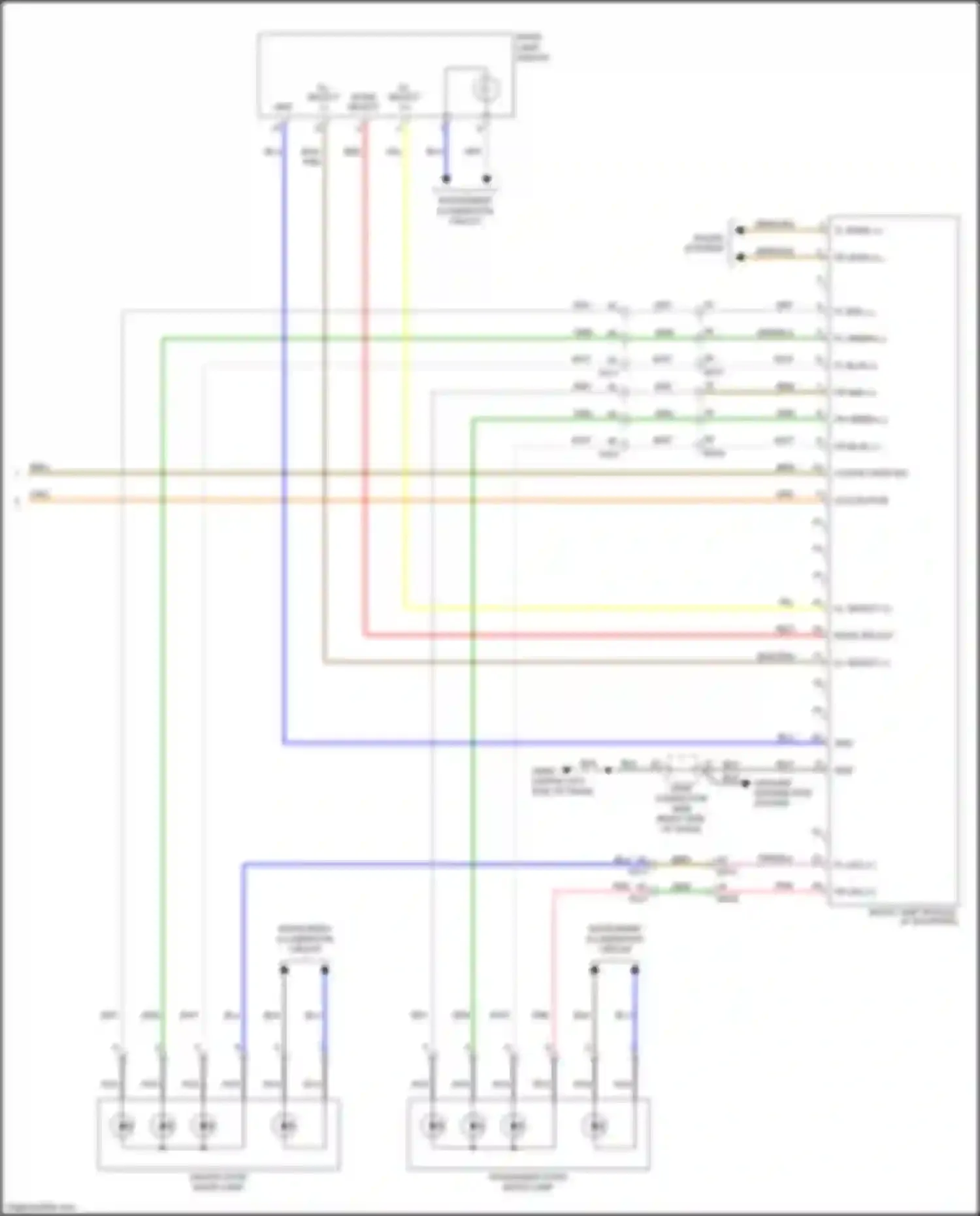 Wiring diagram 4 door open sig for Kia Soul II facelift (2016-2019) (1 of 1)