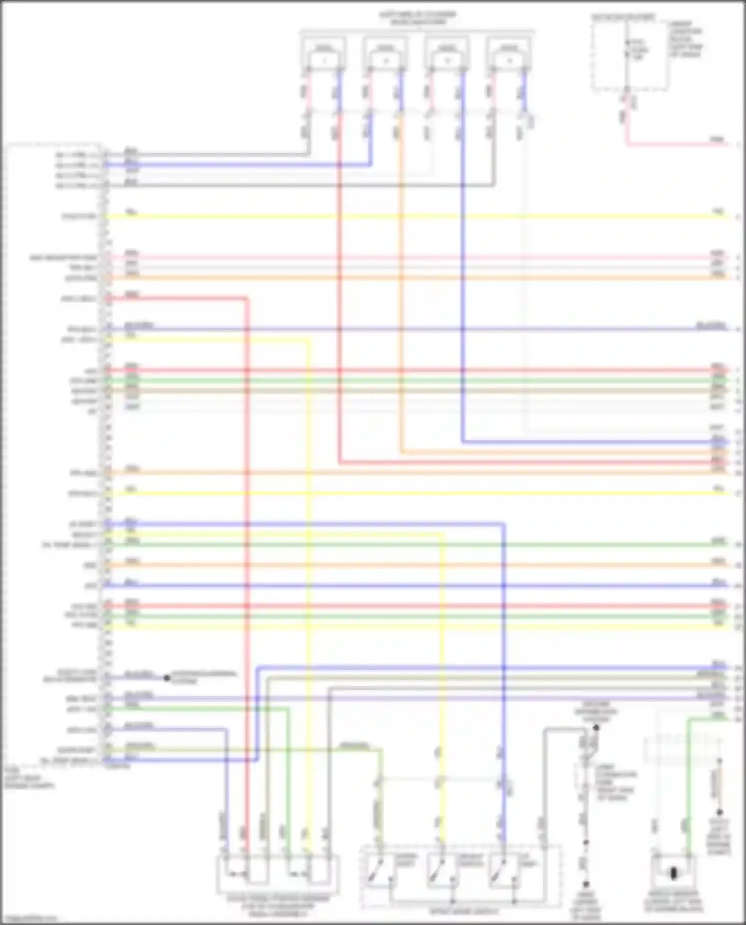 Wiring diagram accel pedal position sensor for Kia Soul II facelift (2016-2019) (5 of 5)