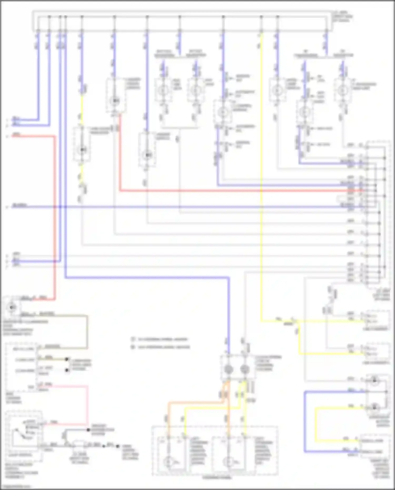 Wiring diagram atm lever indicator for Kia Soul II facelift (2016-2019) (5 of 7)