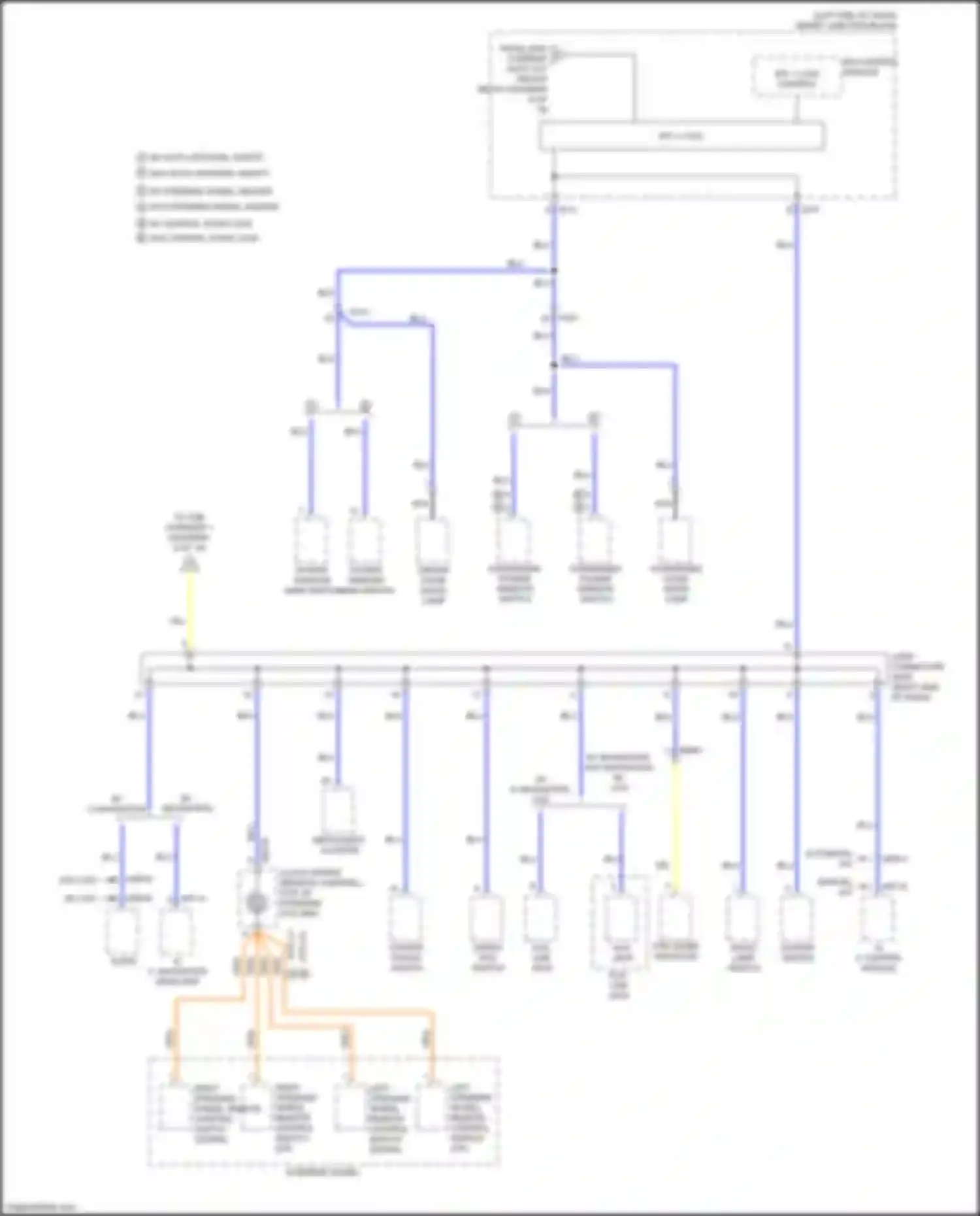 Wiring diagram atm lever indicator for Kia Soul II facelift (2016-2019) (6 of 7)