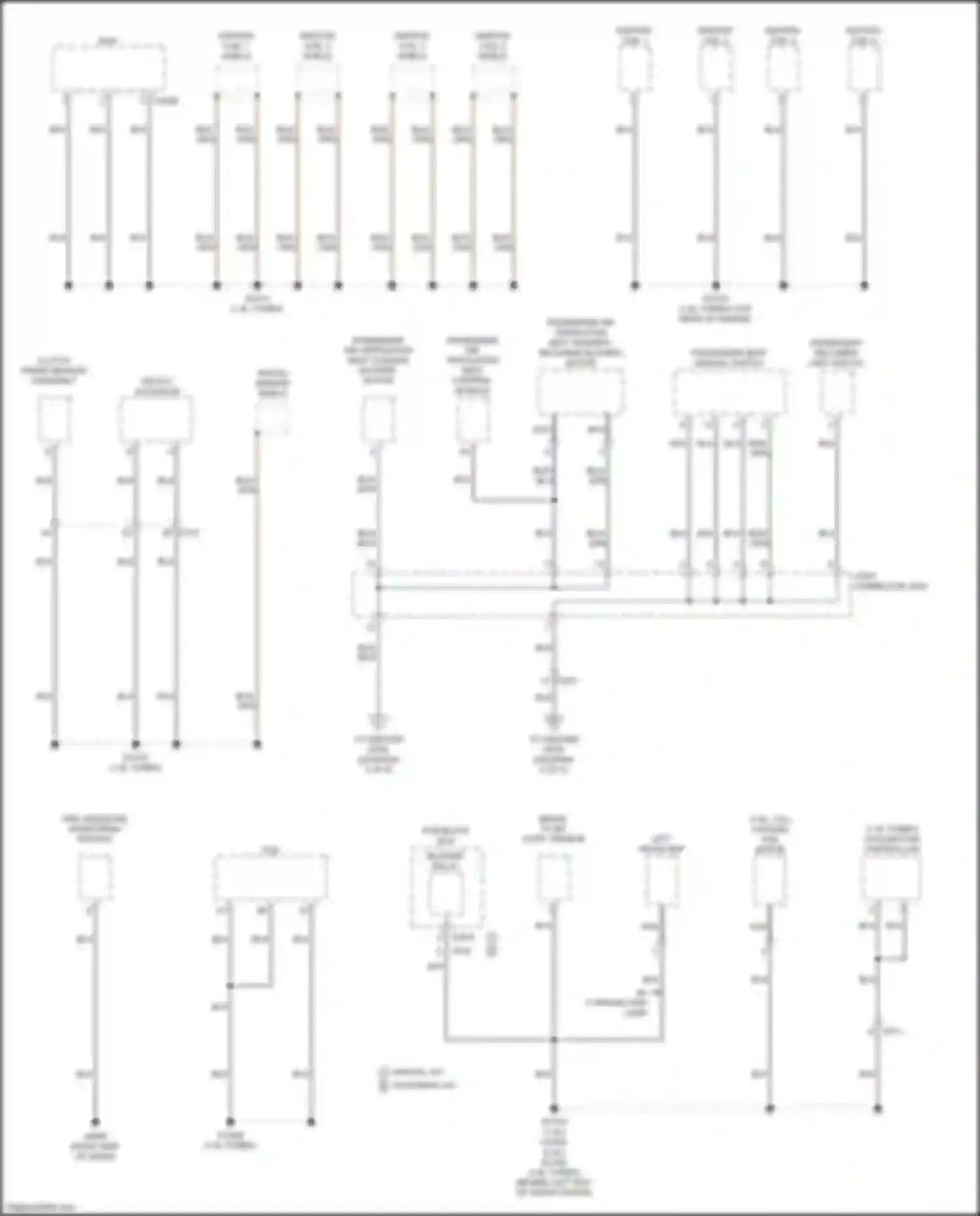 Wiring diagram brake fluid level sensor for Kia Soul II facelift (2016-2019) (2 of 4)