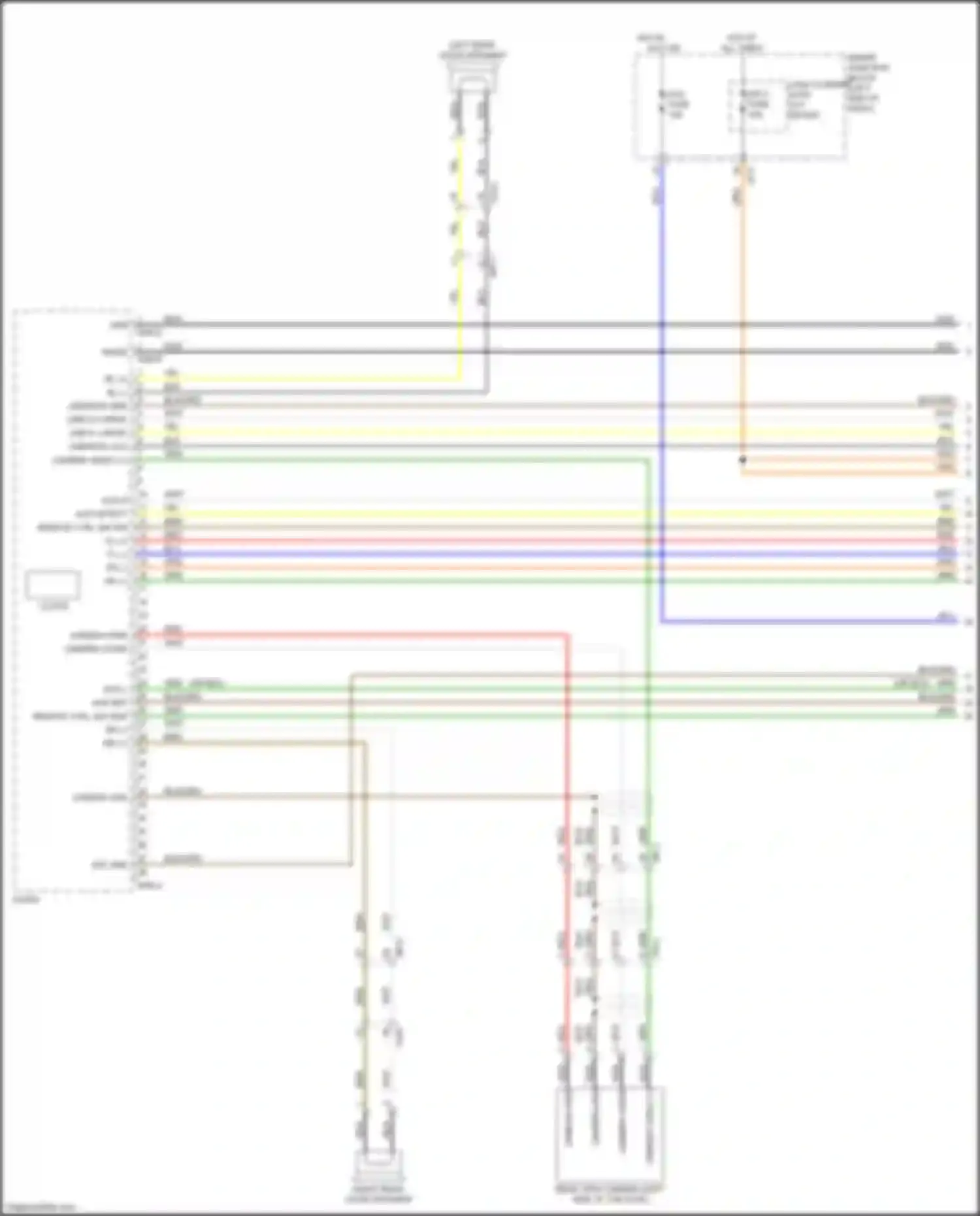 Wiring diagram camera gnd for Kia Soul II facelift (2016-2019) (3 of 5)