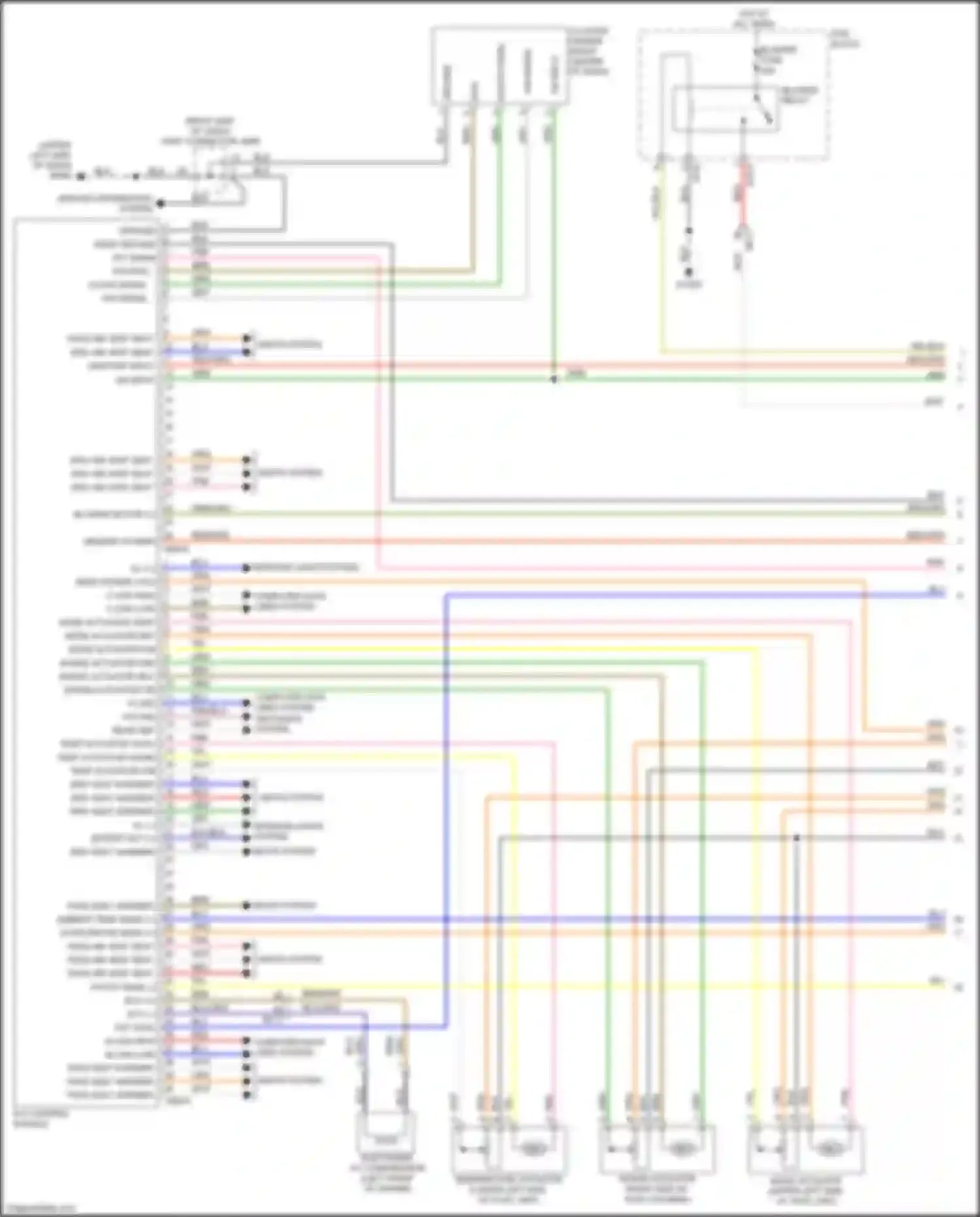 Wiring diagram cluster ionizer for Kia Soul II facelift (2016-2019) (2 of 5)