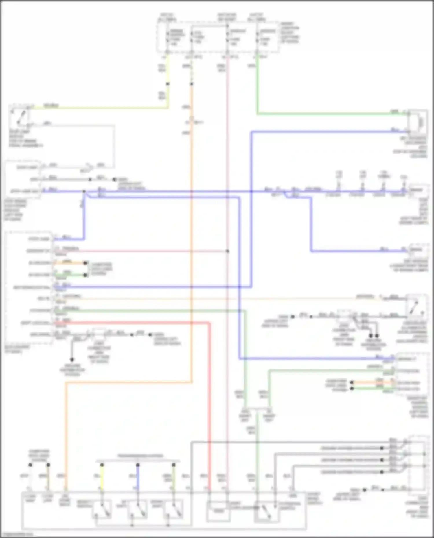 Wiring diagram computer data lines system for Kia Soul II facelift (2016-2019) (10 of 72)
