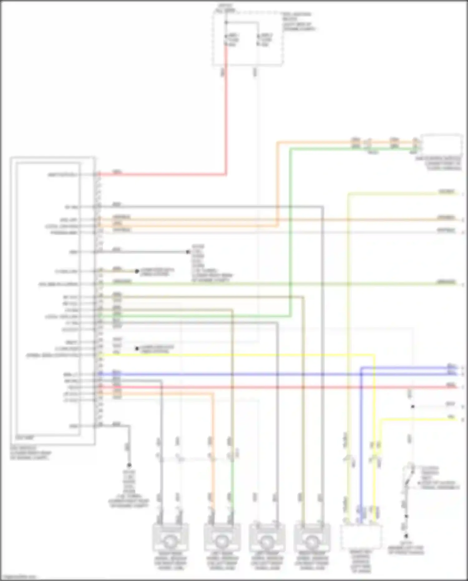 Wiring diagram computer data lines system for Kia Soul II facelift (2016-2019) (44 of 72)