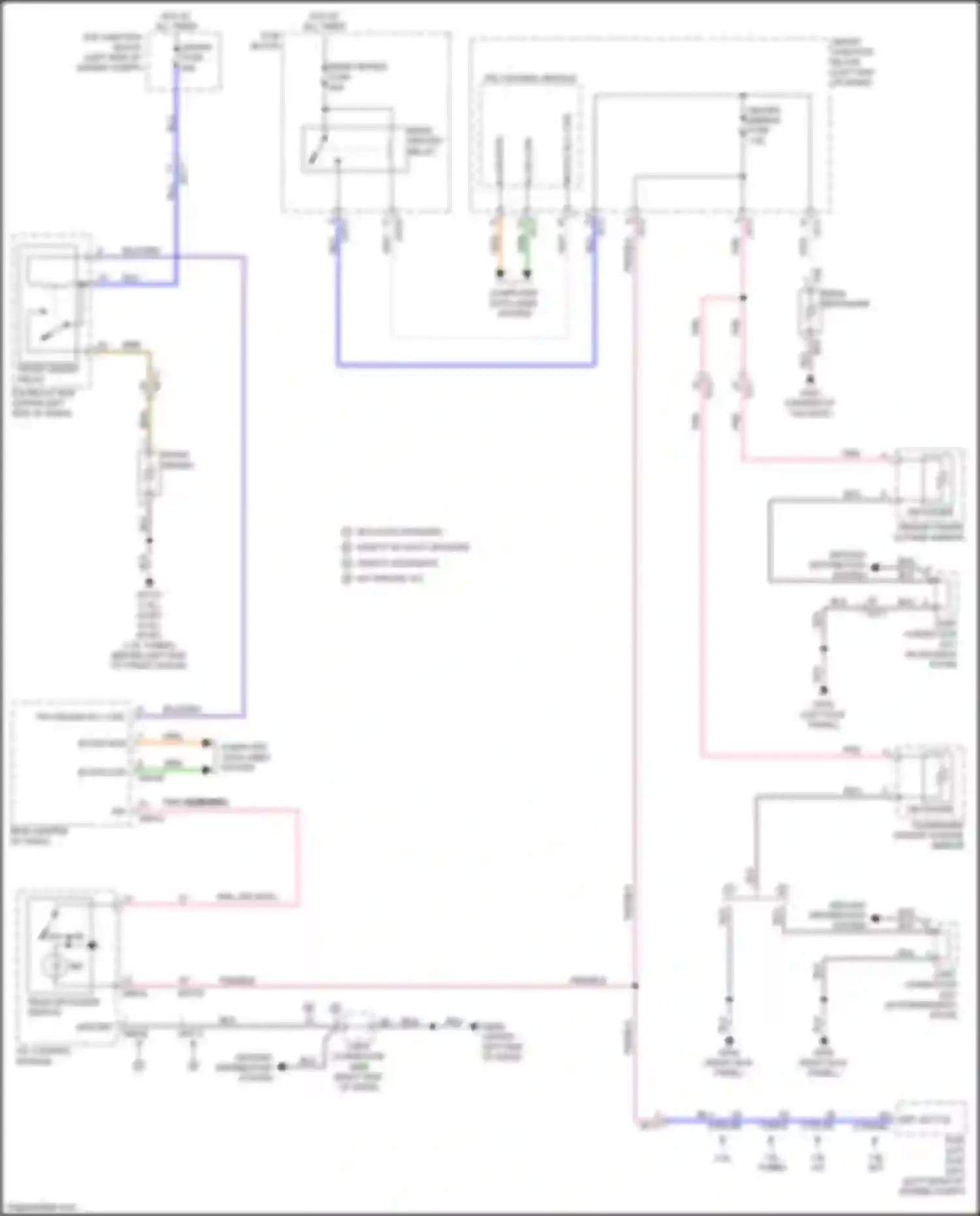 Wiring diagram computer data lines system for Kia Soul II facelift (2016-2019) (23 of 72)