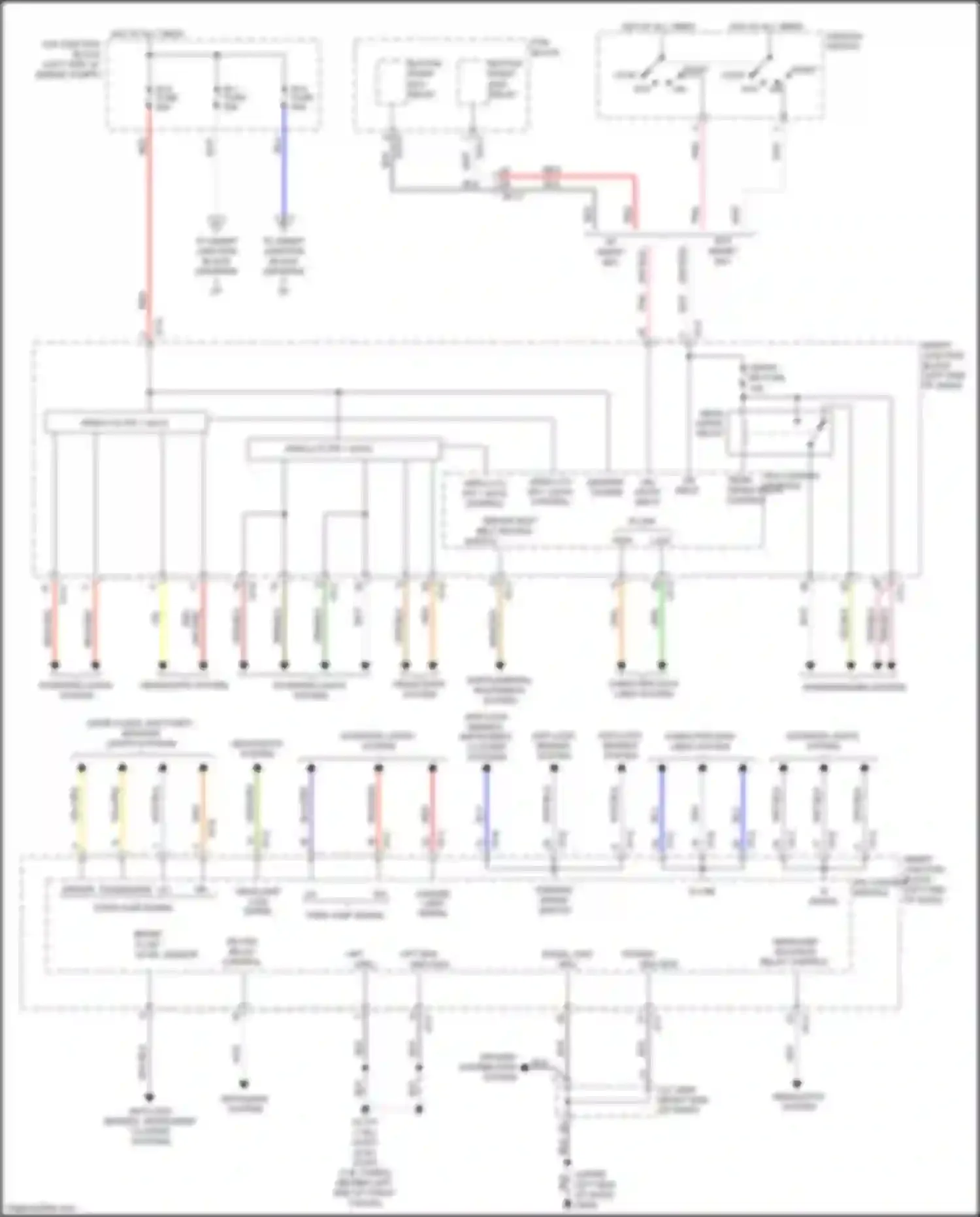 Wiring diagram door ajar signal for Kia Soul II facelift (2016-2019) (1 of 1)
