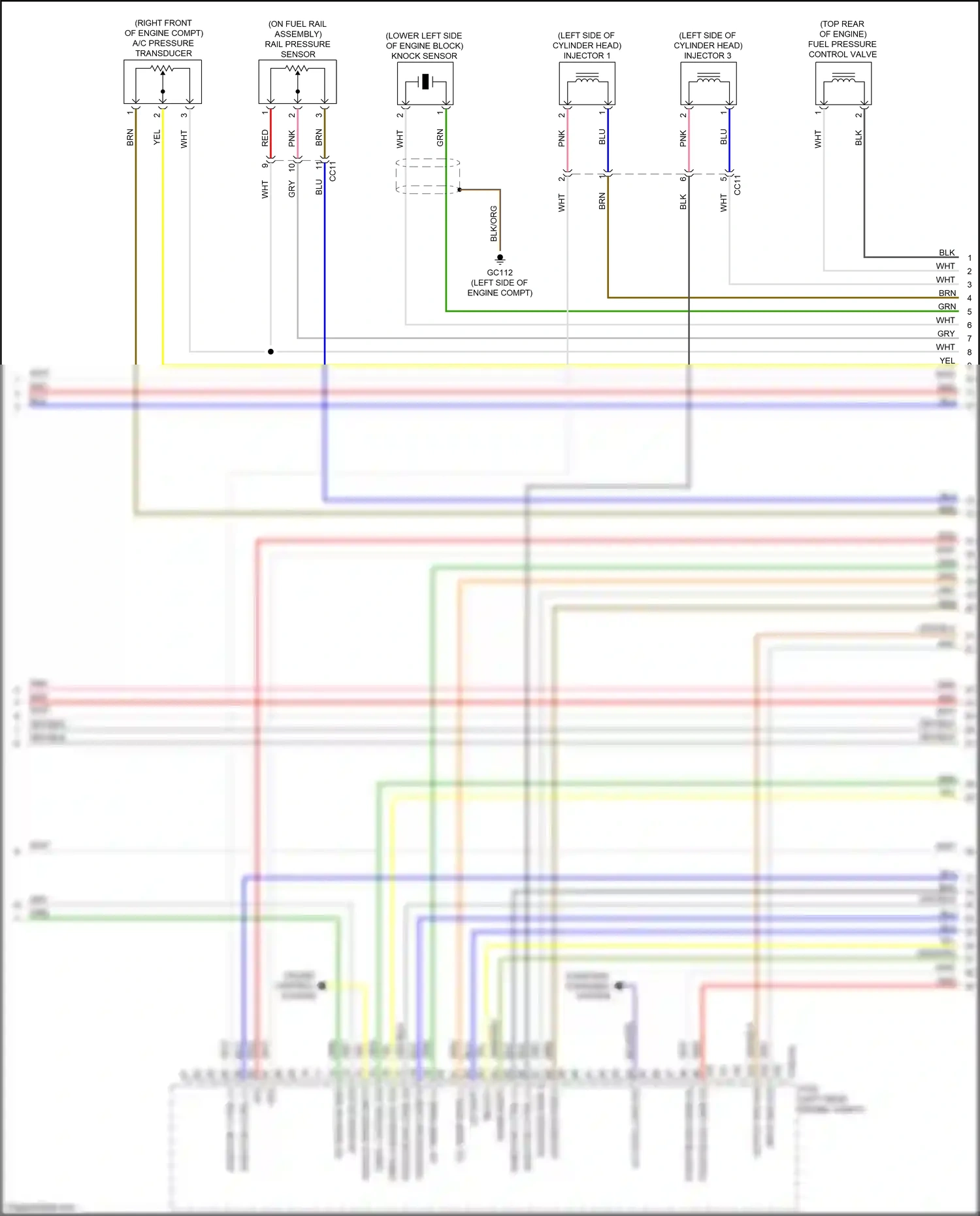 Wiring diagram down shift for Kia Soul II facelift (2016-2019) (8 of 10)
