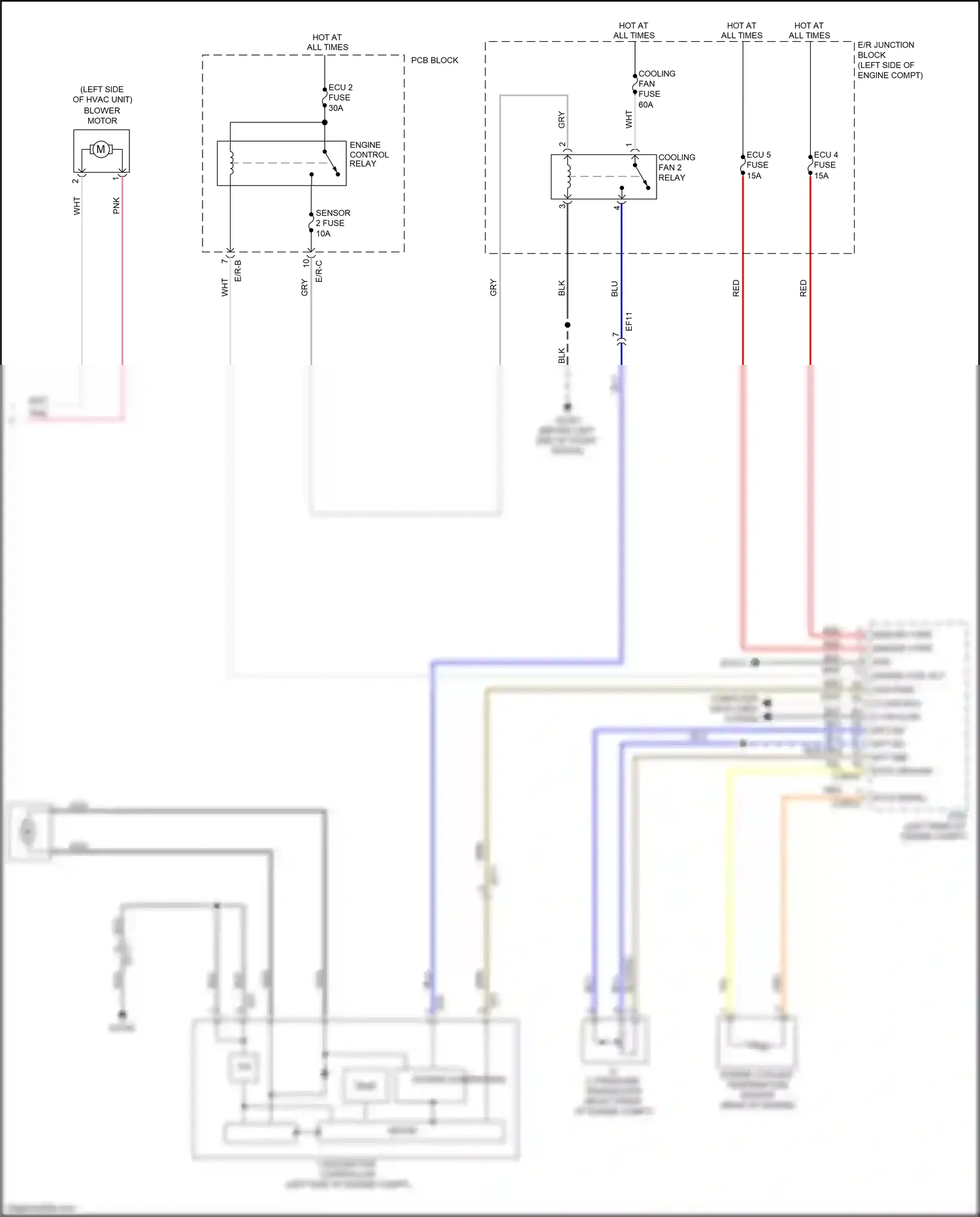 Wiring diagram ects ground for Kia Soul II facelift (2016-2019) (1 of 2)