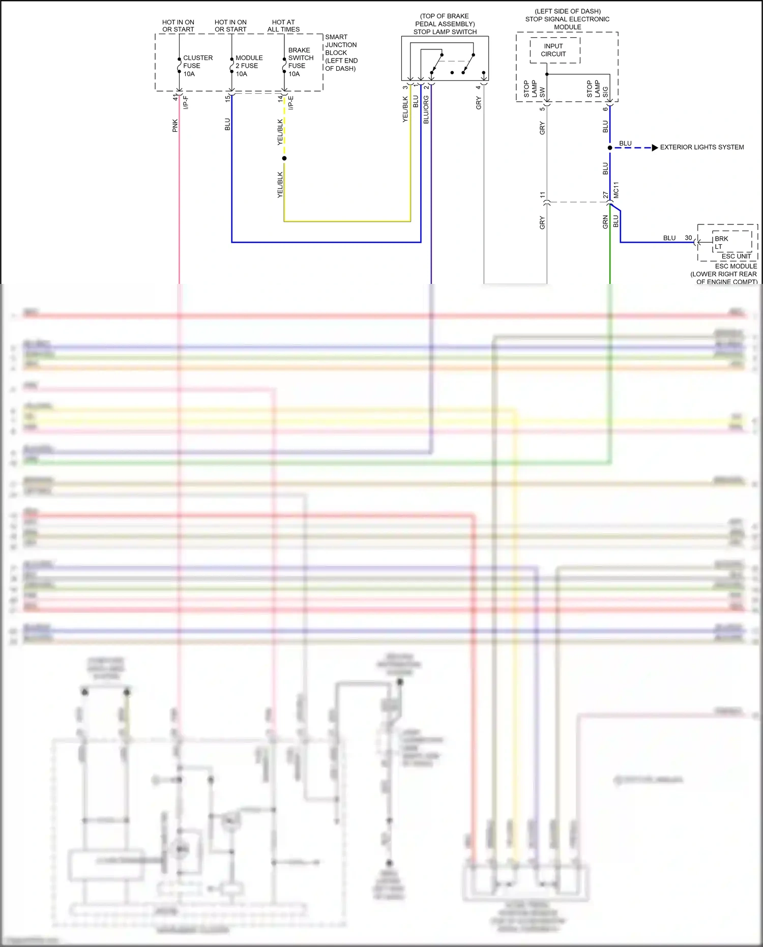 Kia Soul II facelift (2016-2019) engine check ind wiring diagram  (3 of 4)