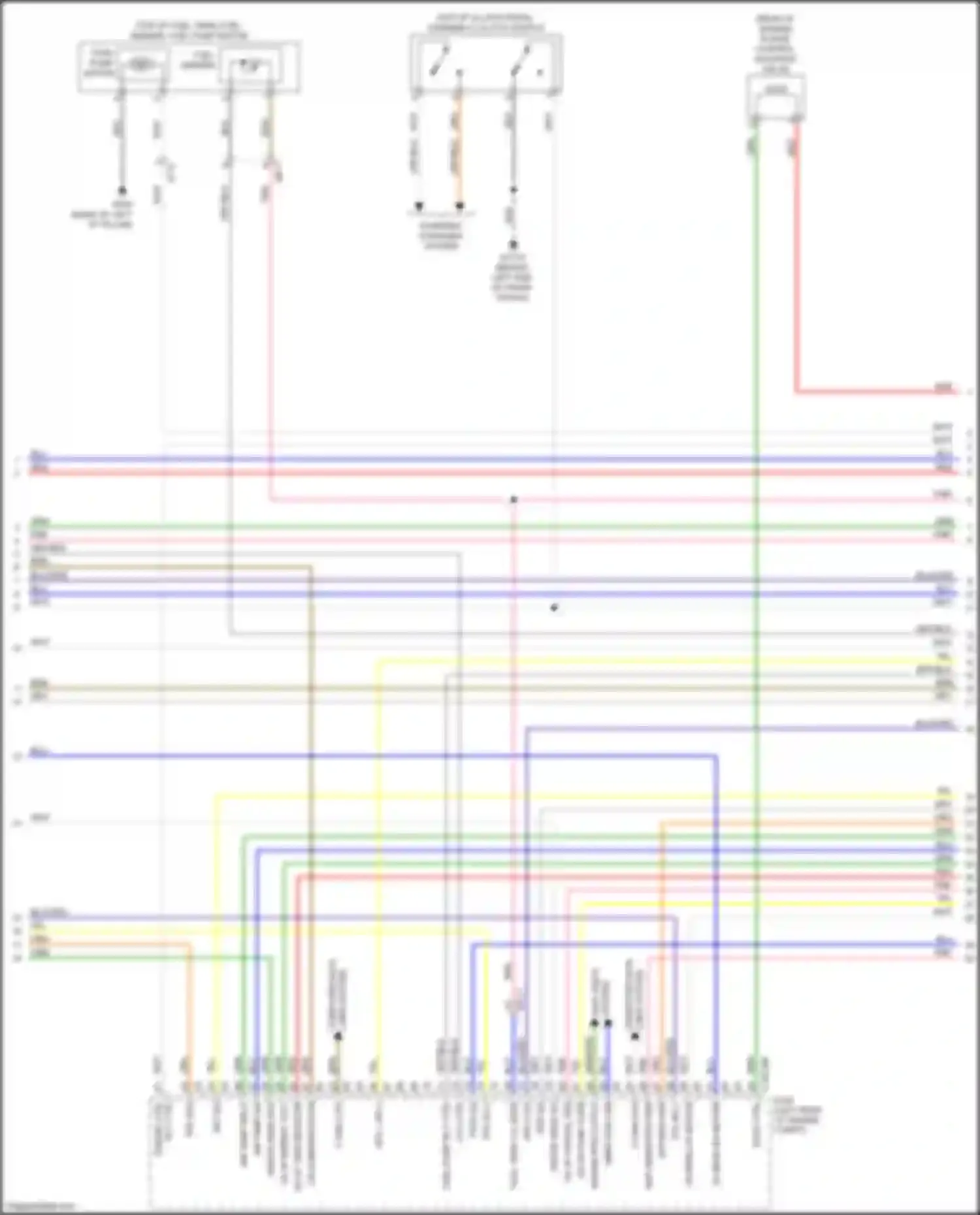Wiring diagram engine ctrl for Kia Soul II facelift (2016-2019) (1 of 2)